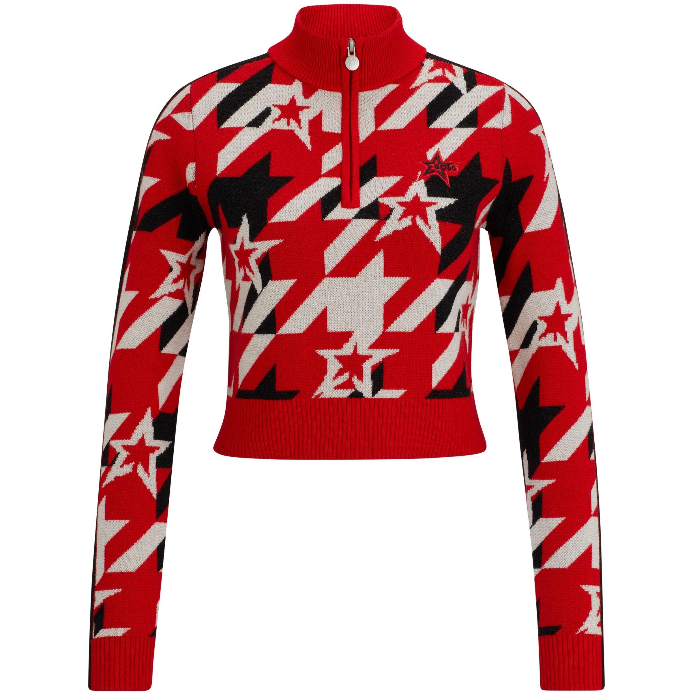 Red - Boss - Women's Crew Neck Jumper - 4