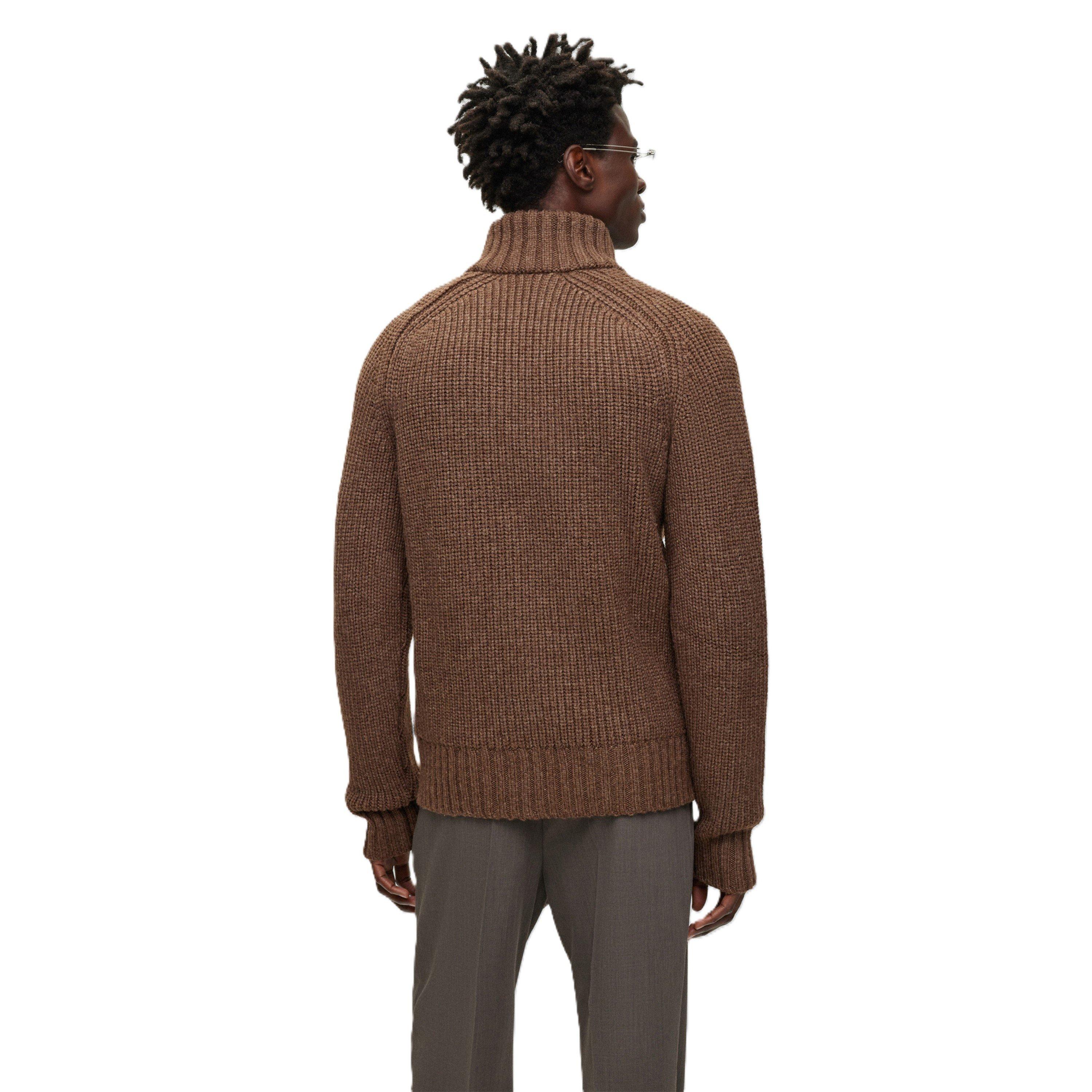 Rust/Copper - Boss - Men's  Ftype Knitted Tops - 2