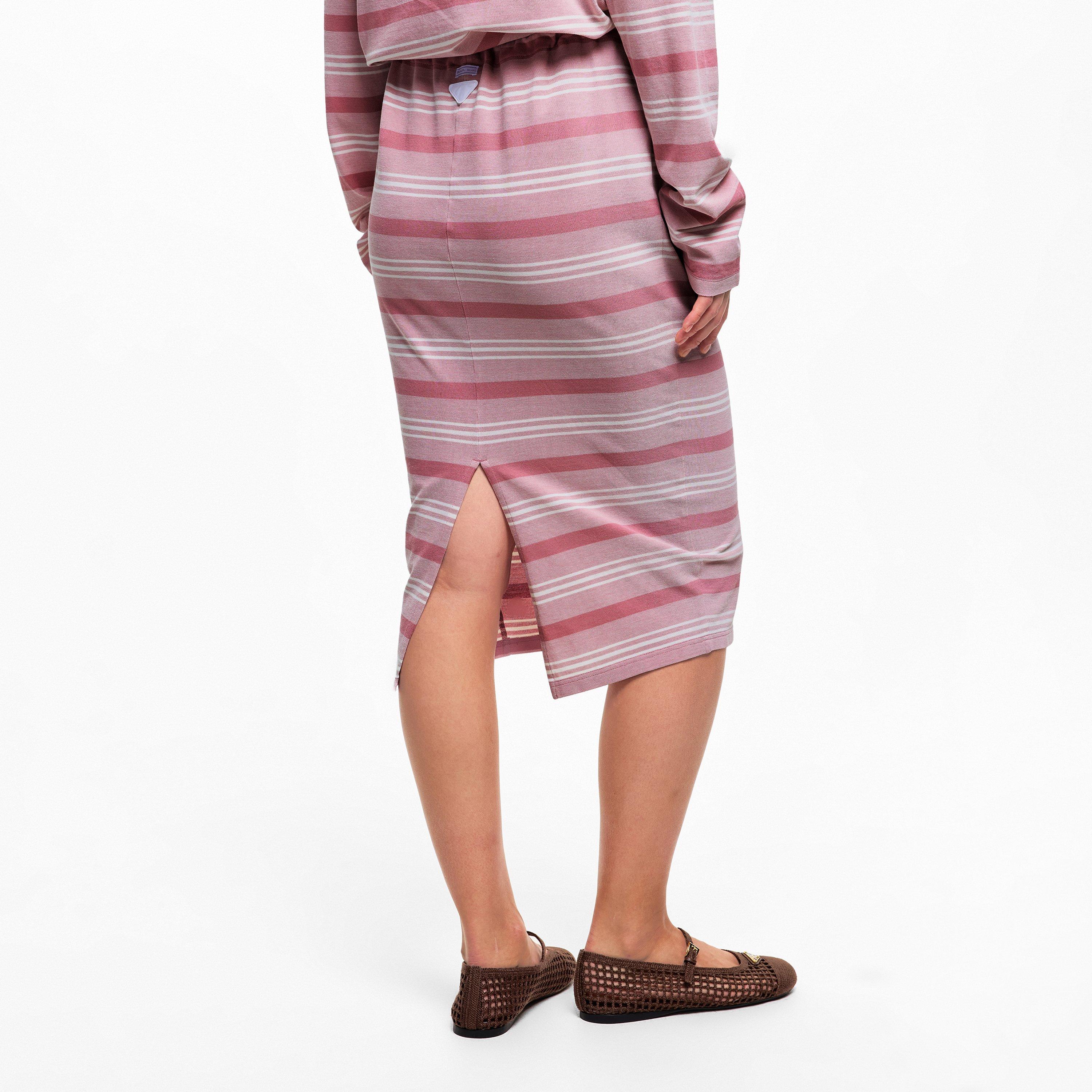 Albastro - Prada - Women's Stripe Midi Skirt - 4