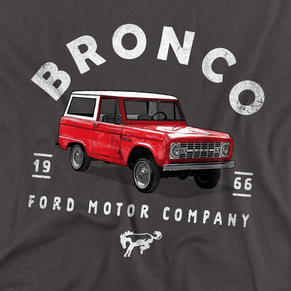 Charcoal - Ford - Ford Bronco Bronco Illustrated Long Sleeve T-Shirt - 2