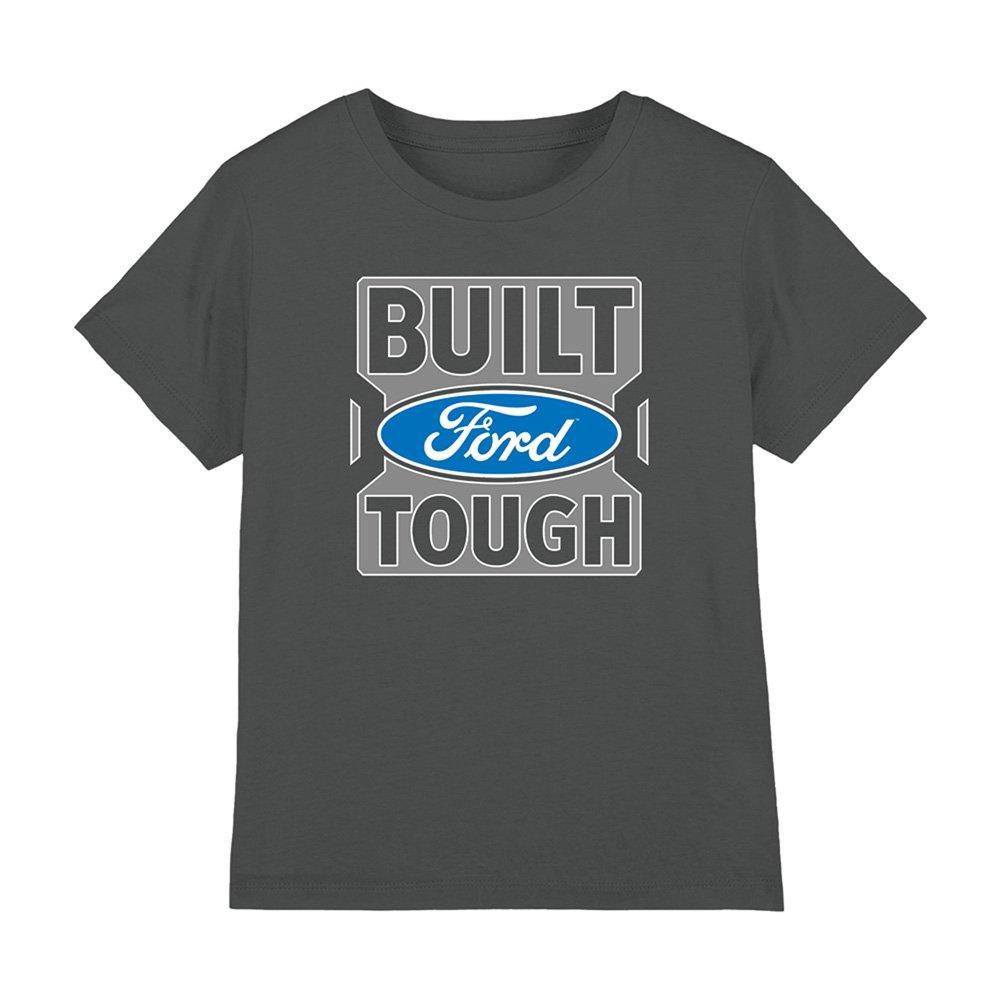Charcoal - Ford - Ford Trucks Built Ford Tough Kids T-Shirt Charcoa - 1