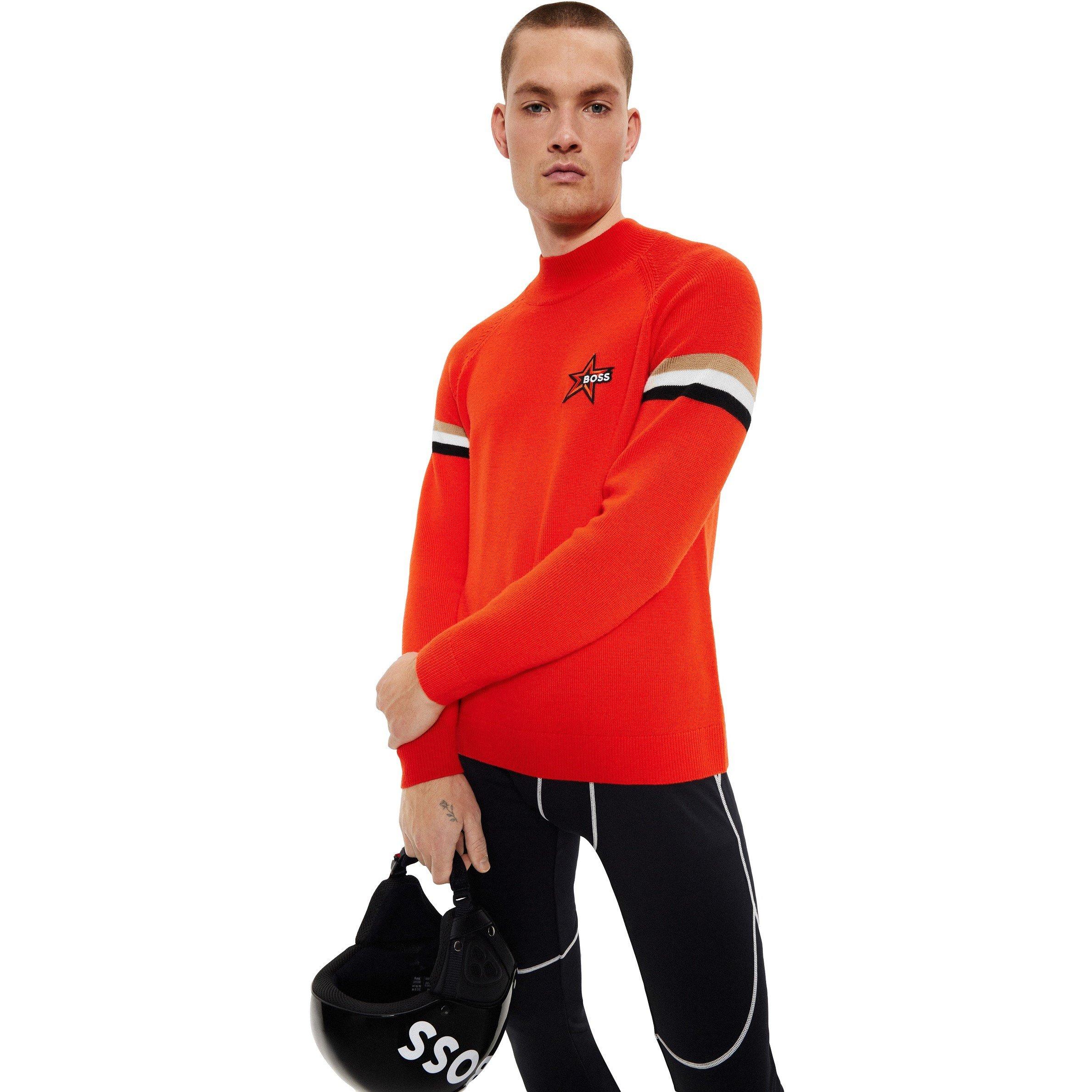 Boss Men's Ski Midlayers - Bright Orange - 2XL
