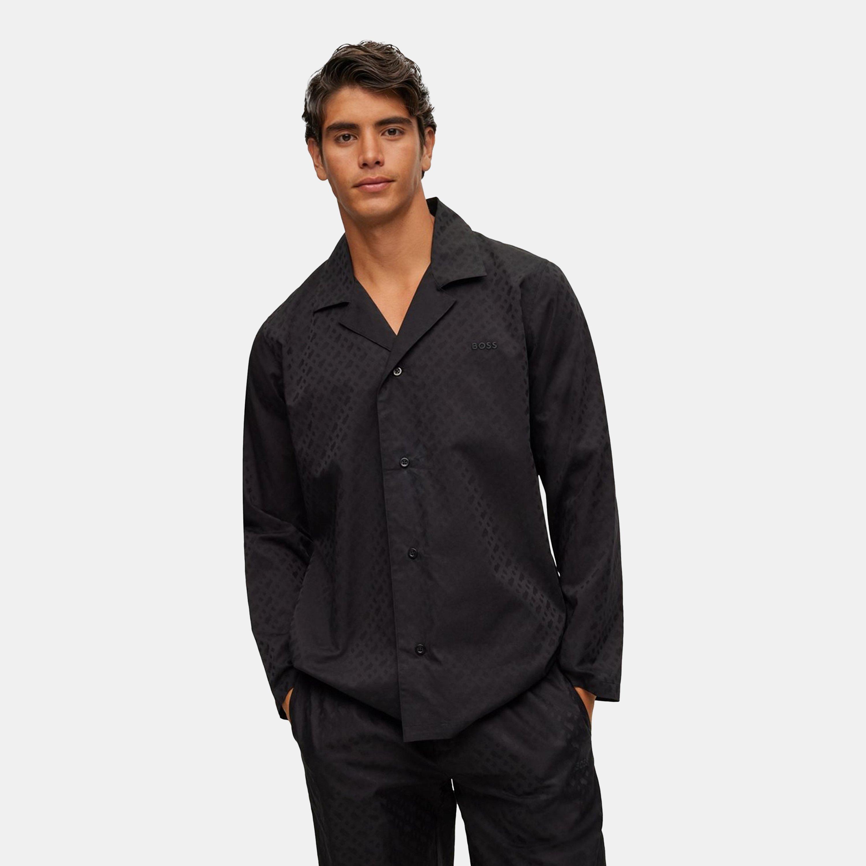 Black - Boss - Men's Long Sleeve Pyjama Sets - 2