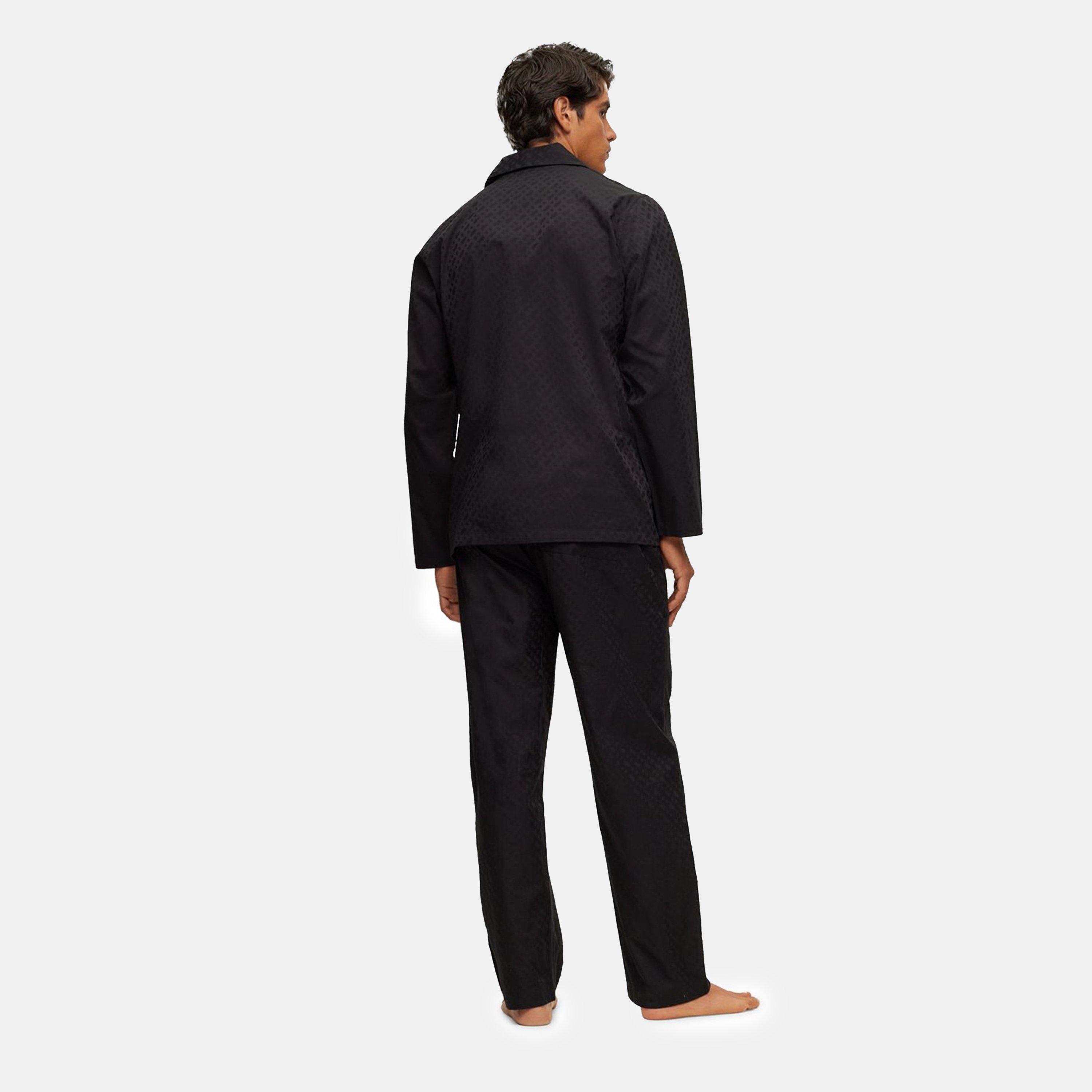Black - Boss - Men's Long Sleeve Pyjama Sets - 4