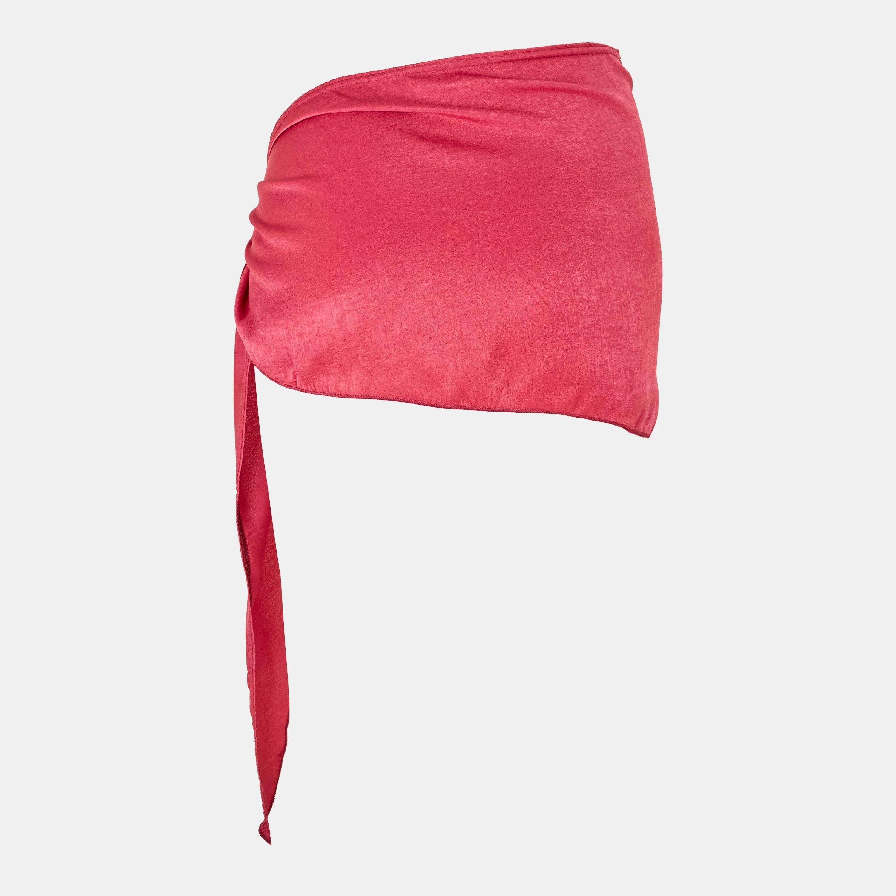 Maroon - Grace Jacob - Women's Sarongs - 2