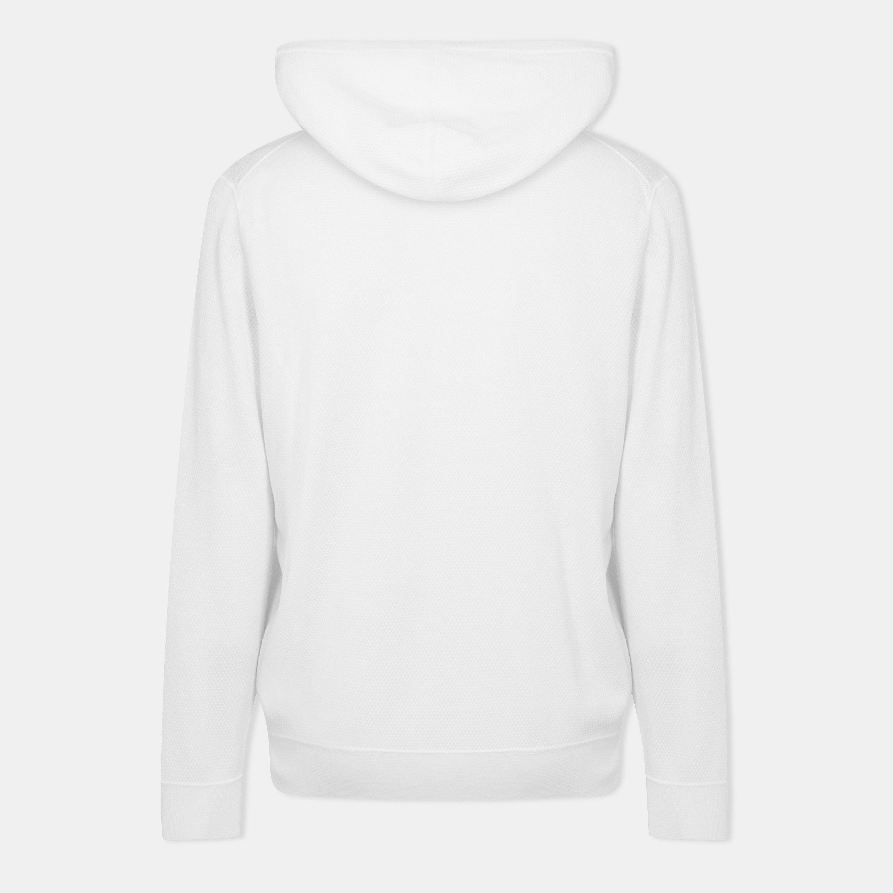 White - Boss - Men's Gustoso Knitted Hoodie - 2