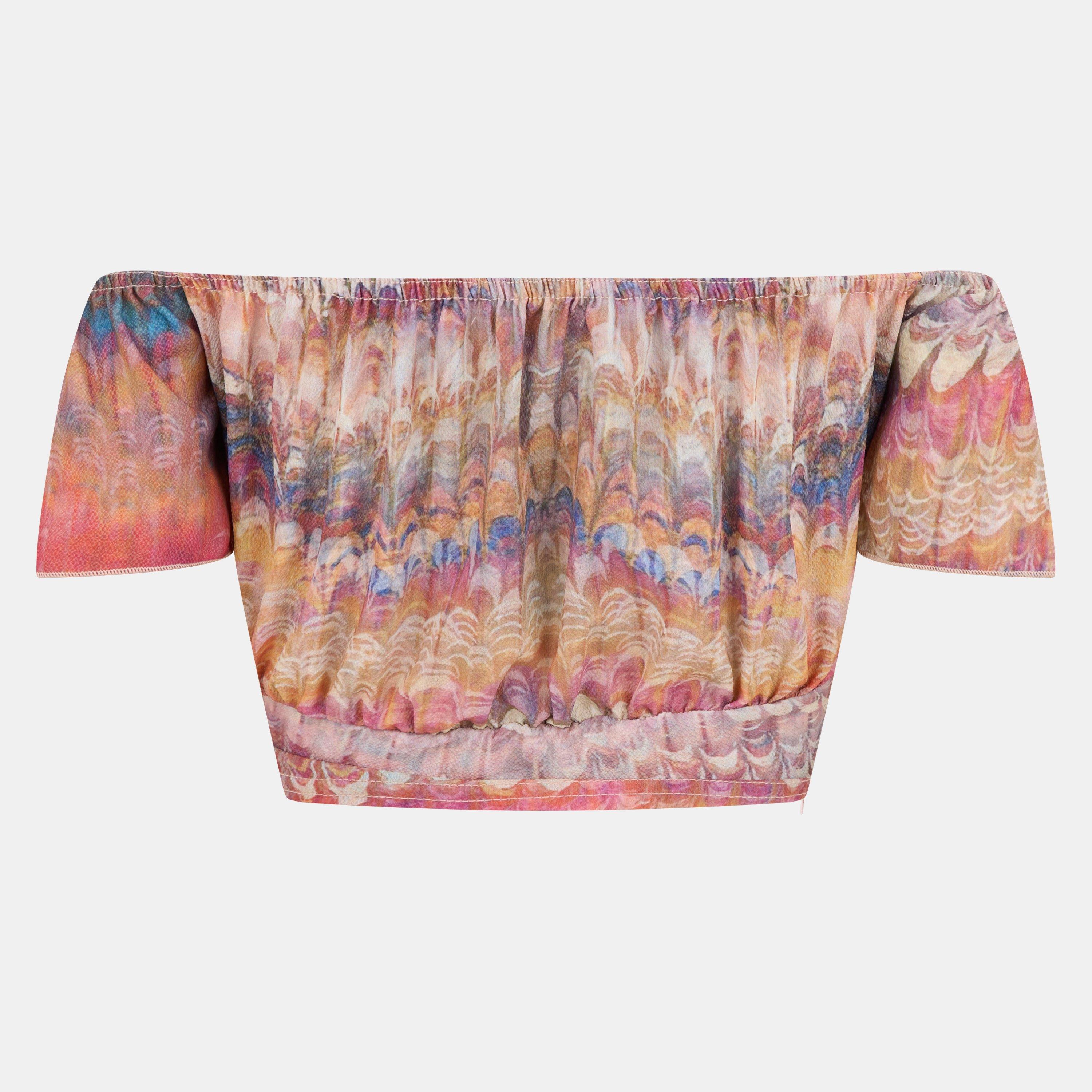 Multi - Grace Jacob - Rio Cropped Co-Ord Top - 2