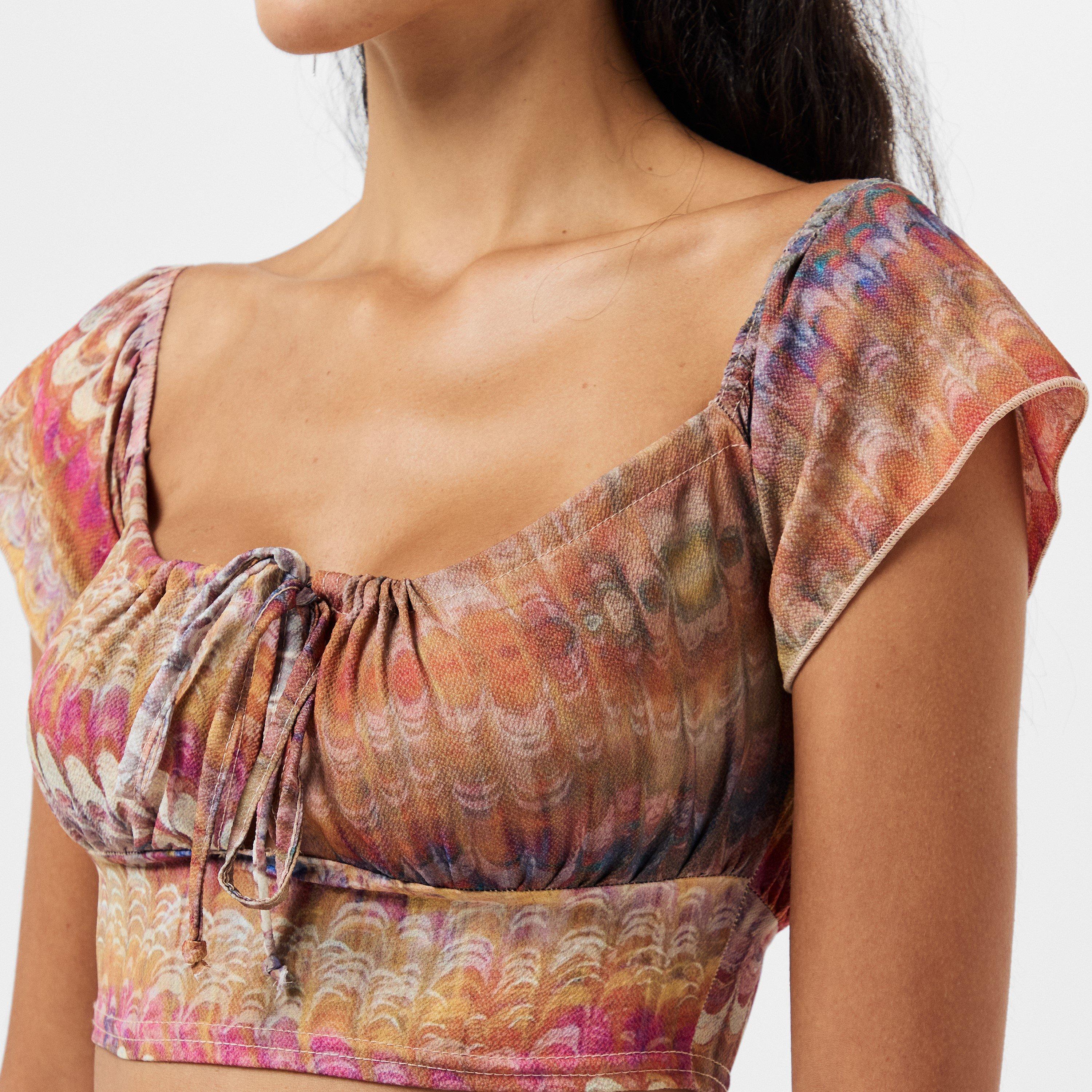 Multi - Grace Jacob - Rio Cropped Co-Ord Top - 5