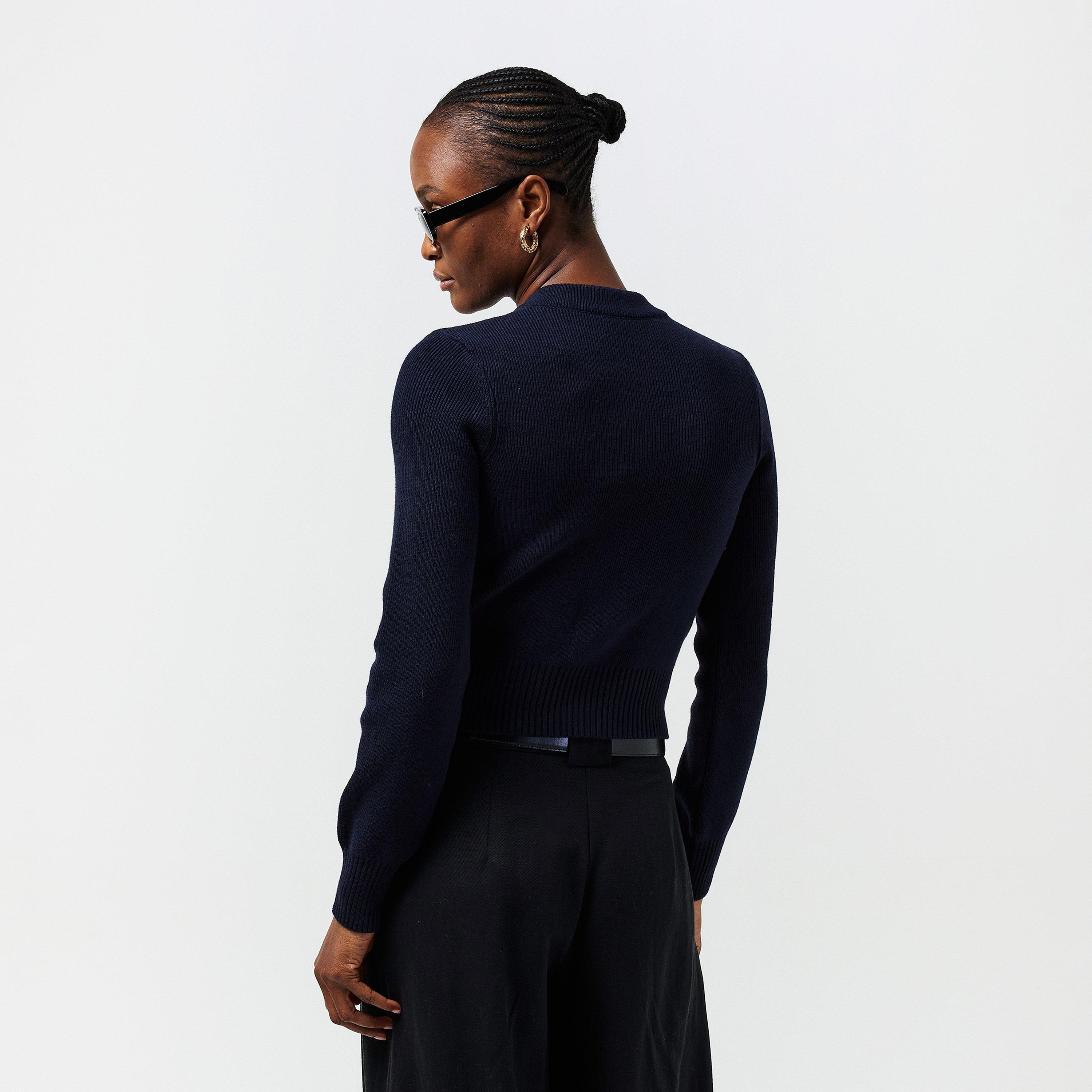  Navy Blue/4011 - AMI Paris - AMI Sailor Cardi Ld99 - 4