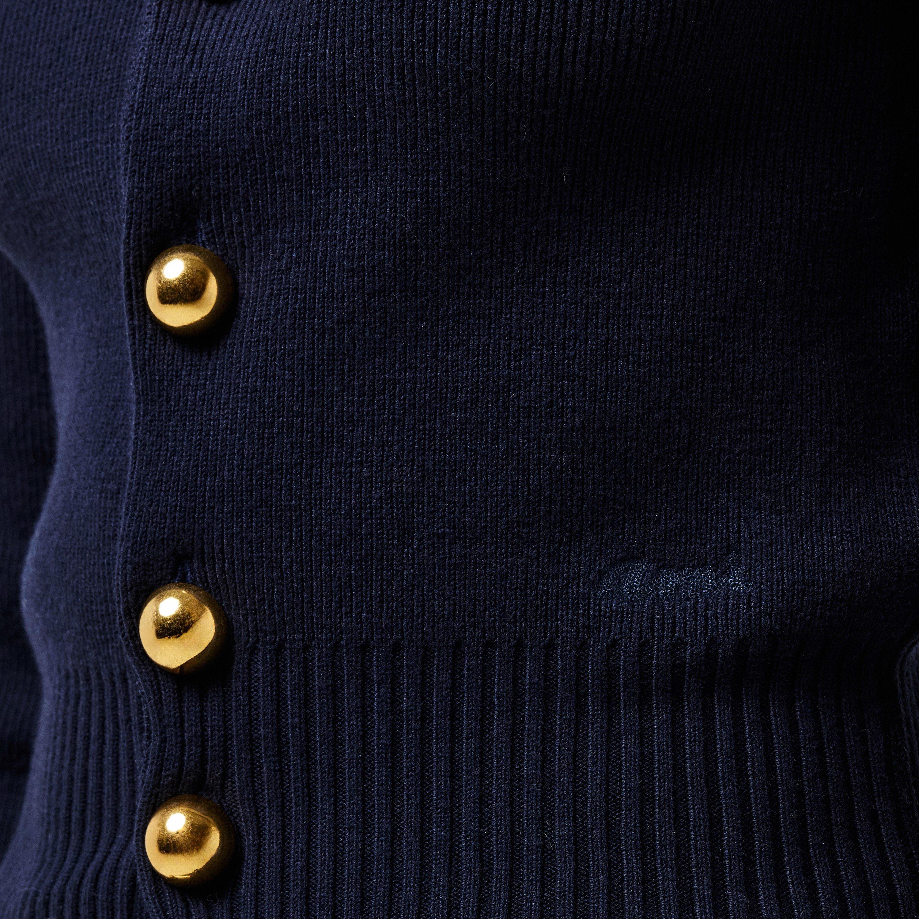  Navy Blue/4011 - AMI Paris - AMI Sailor Cardi Ld99 - 5