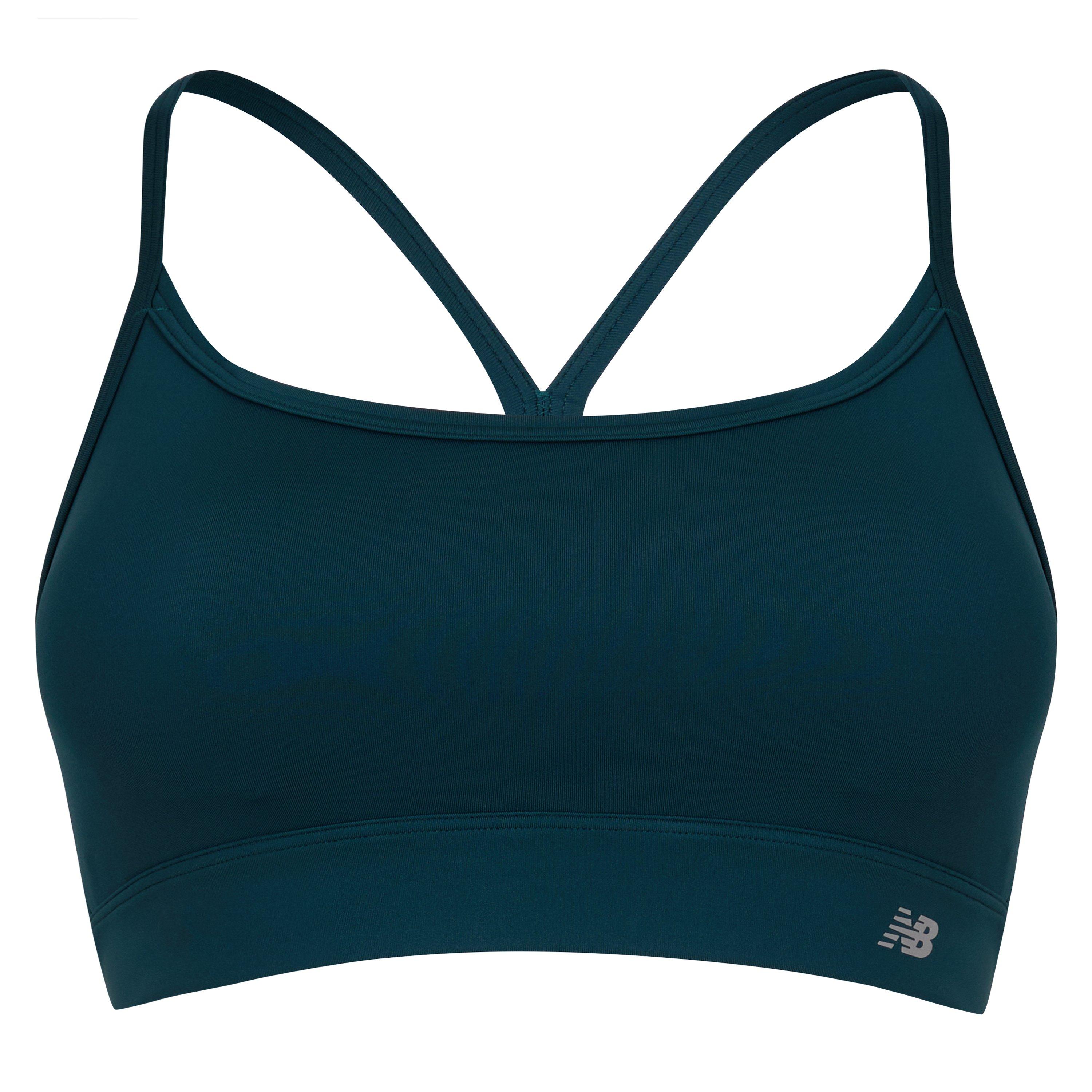 Green - New Balance - Women's Non Wired Low Impact Sports Bra - 1