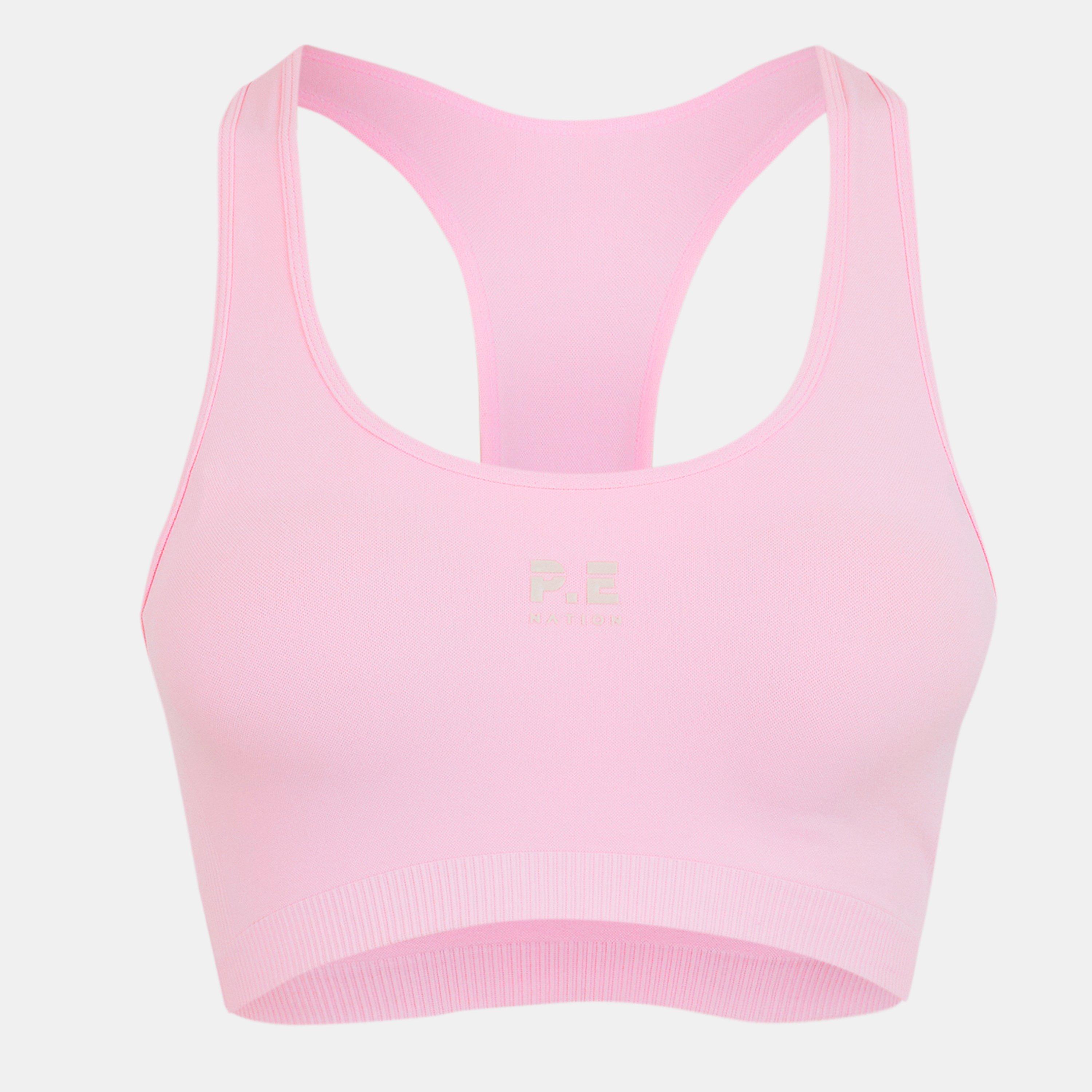 CHALK PINK - PE Nation - Women's Restore Medium Impact Sports Bra - 1