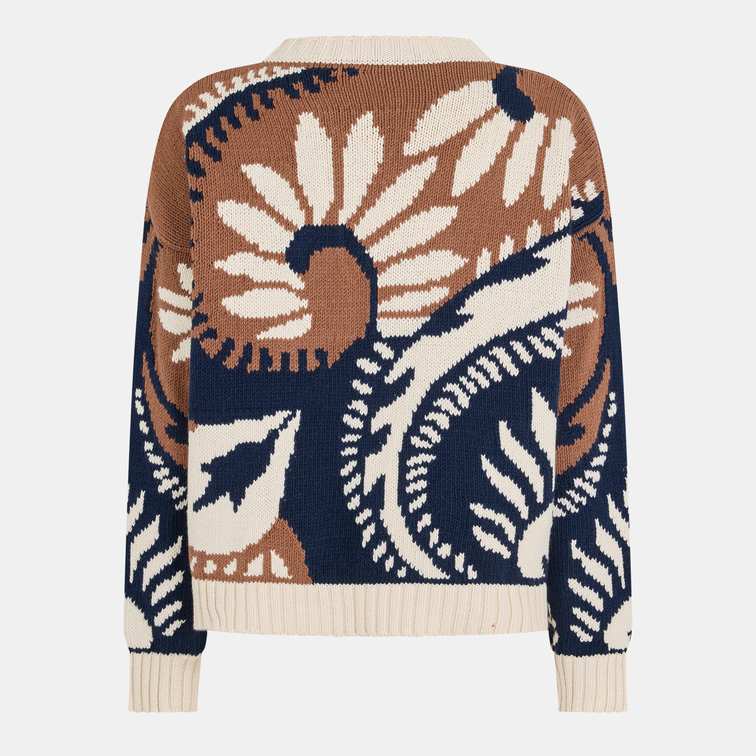 Weekend Max Mara Women's Celebre Crew Neck Jumper - TOBACCO - Size 14 (L)