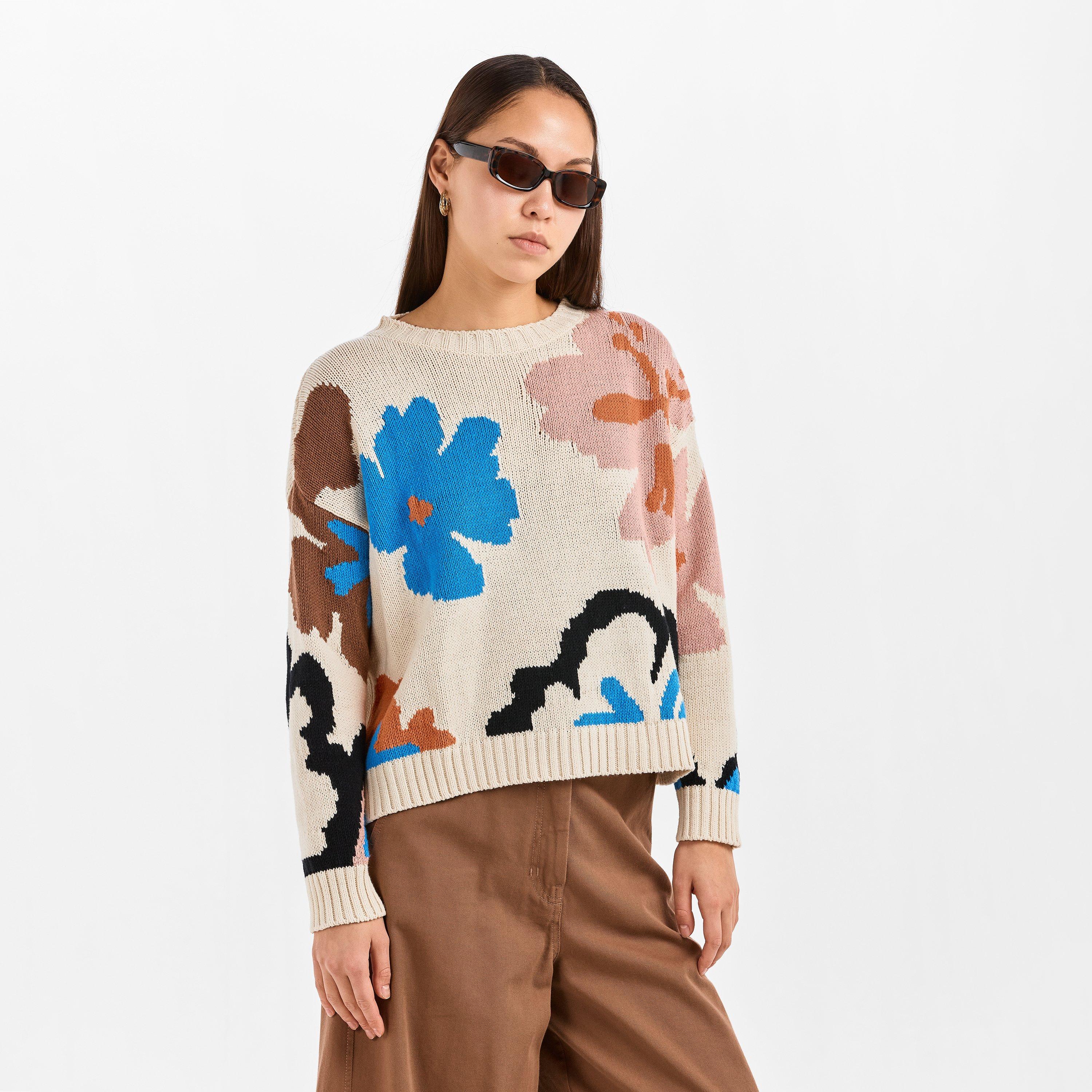 Multicolour 002 - Weekend Max Mara - Women's Celebre Crew Neck Jumper - 3