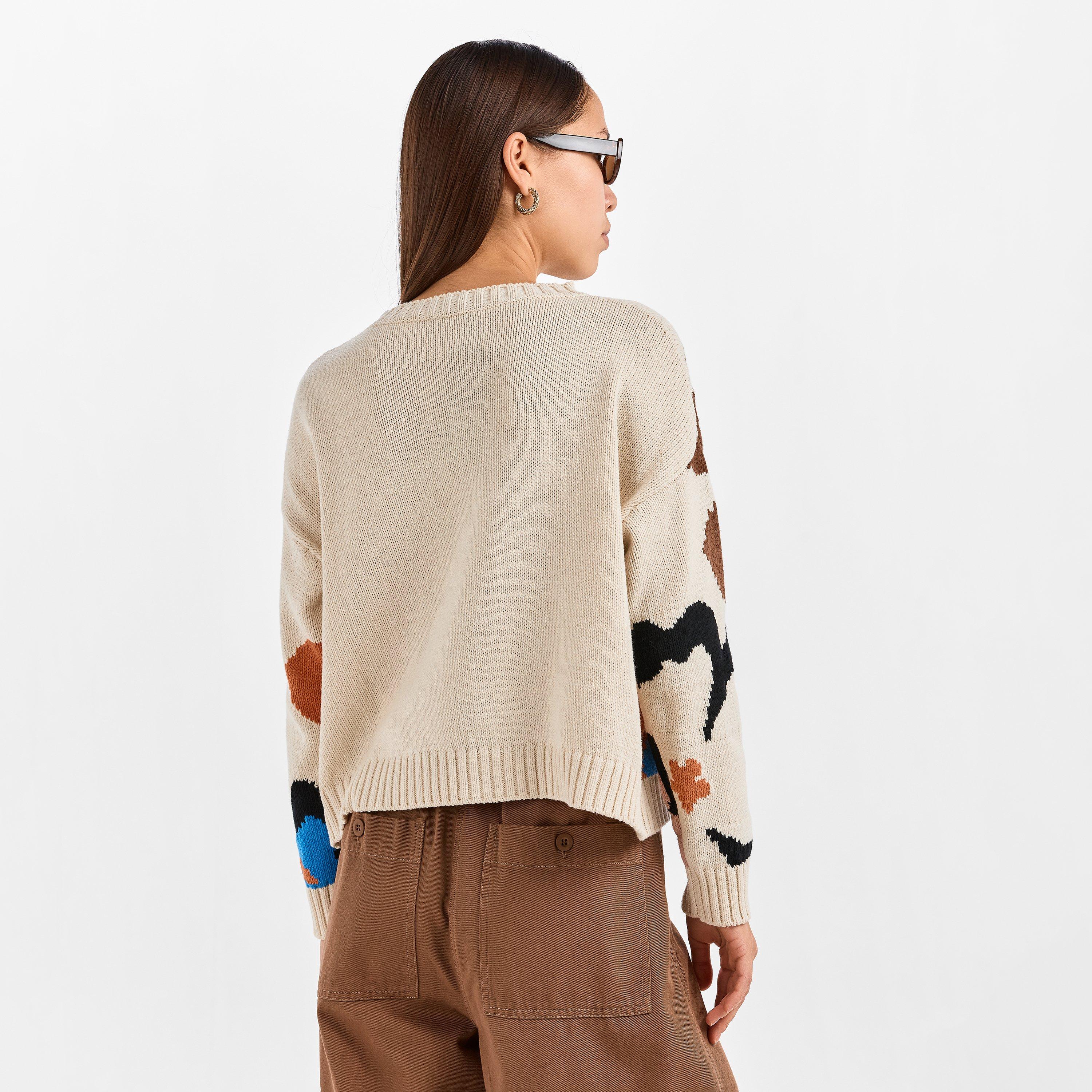 Multicolour 002 - Weekend Max Mara - Women's Celebre Crew Neck Jumper - 4