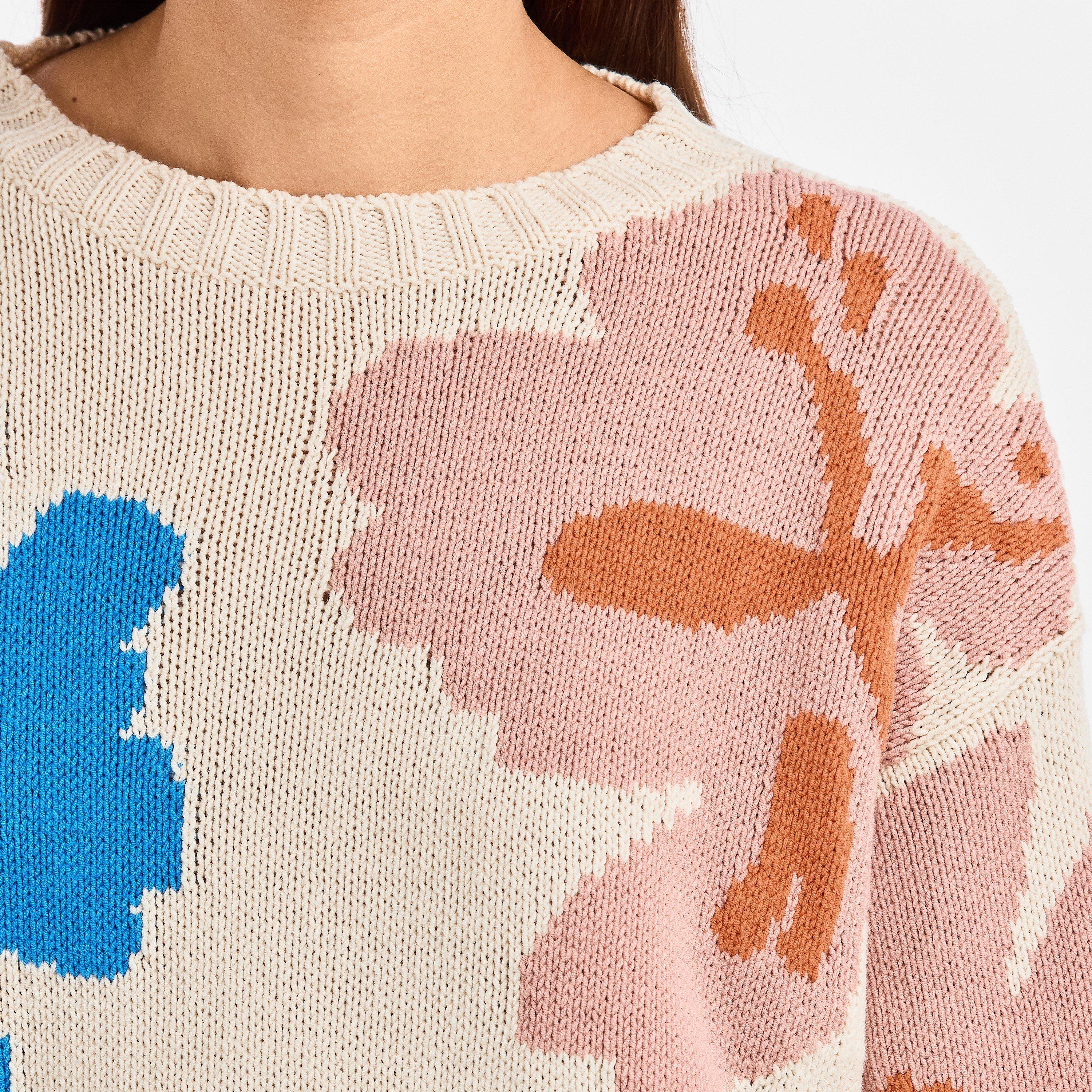 Multicolour 002 - Weekend Max Mara - Women's Celebre Crew Neck Jumper - 5