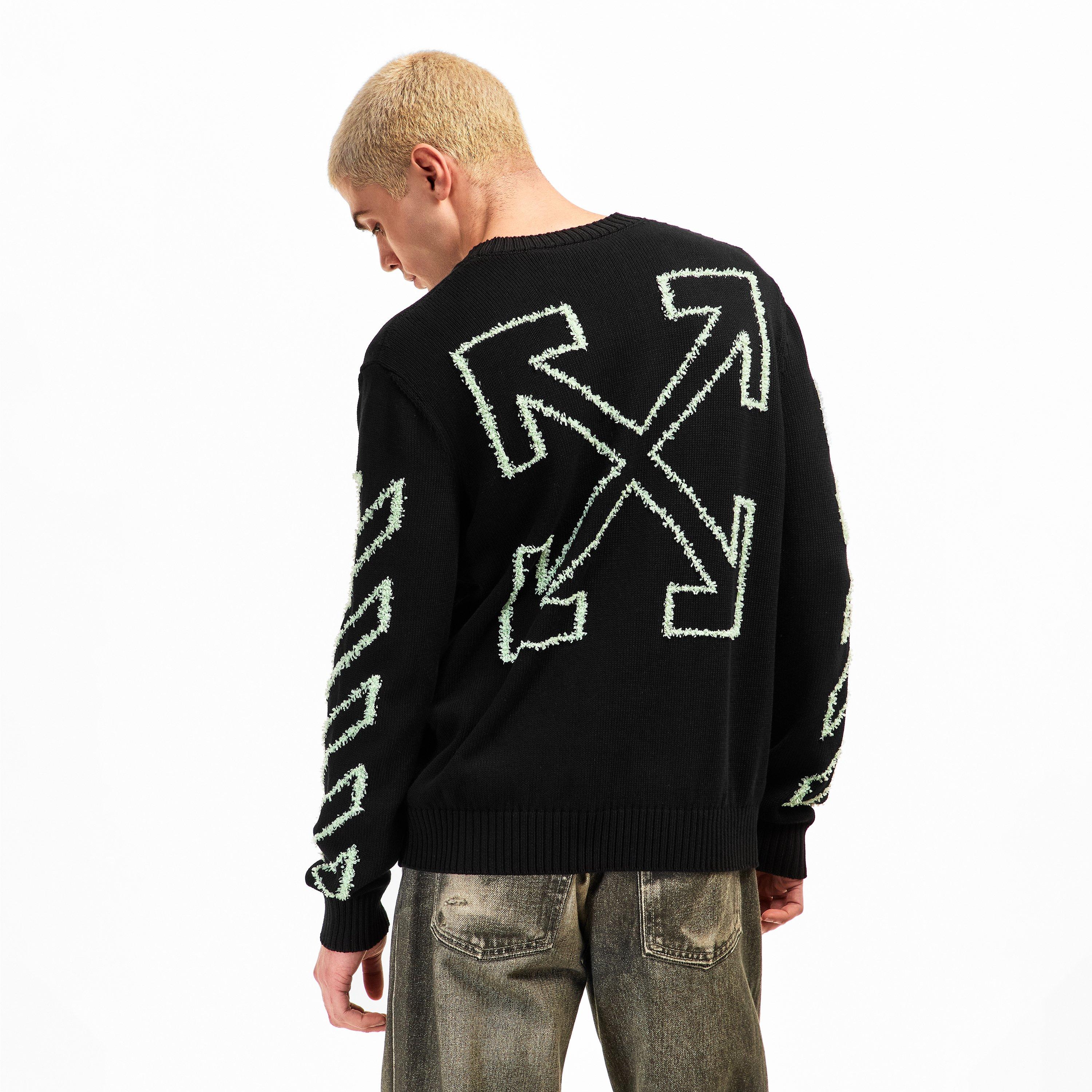 Black 0001 - Off White - Off Diag Arr Jumper Sn61 - 4