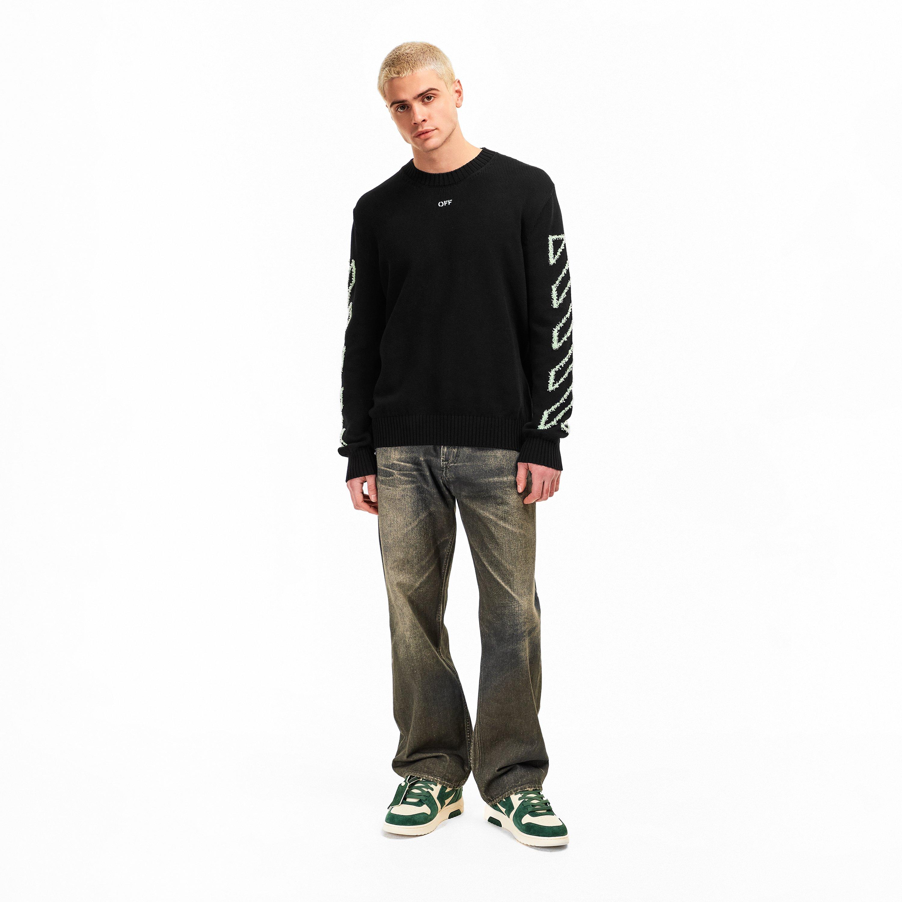 Black 0001 - Off White - Off Diag Arr Jumper Sn61 - 5