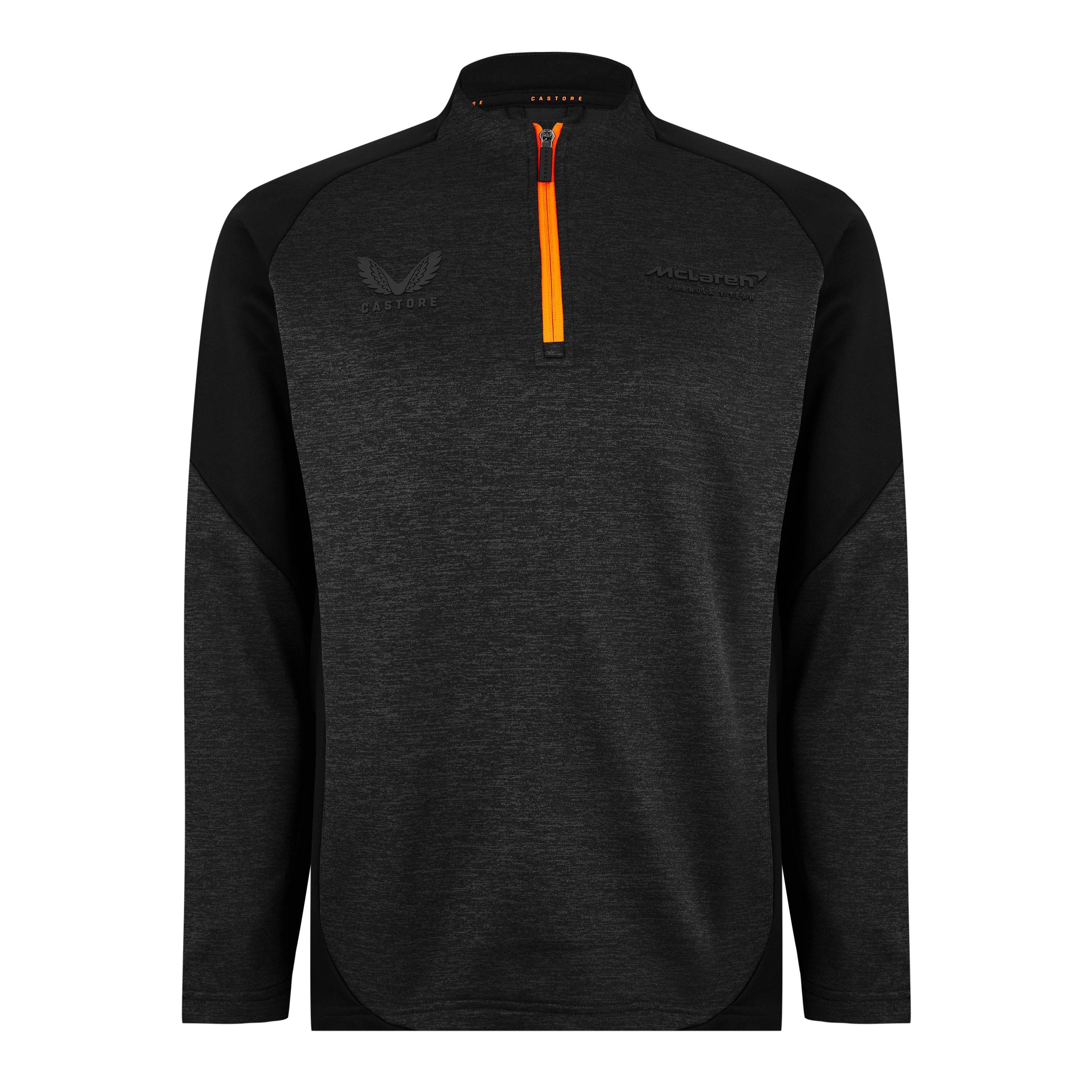 Black Marl - Castore - Mclaren Quarter Zip Jacket Mens - 1