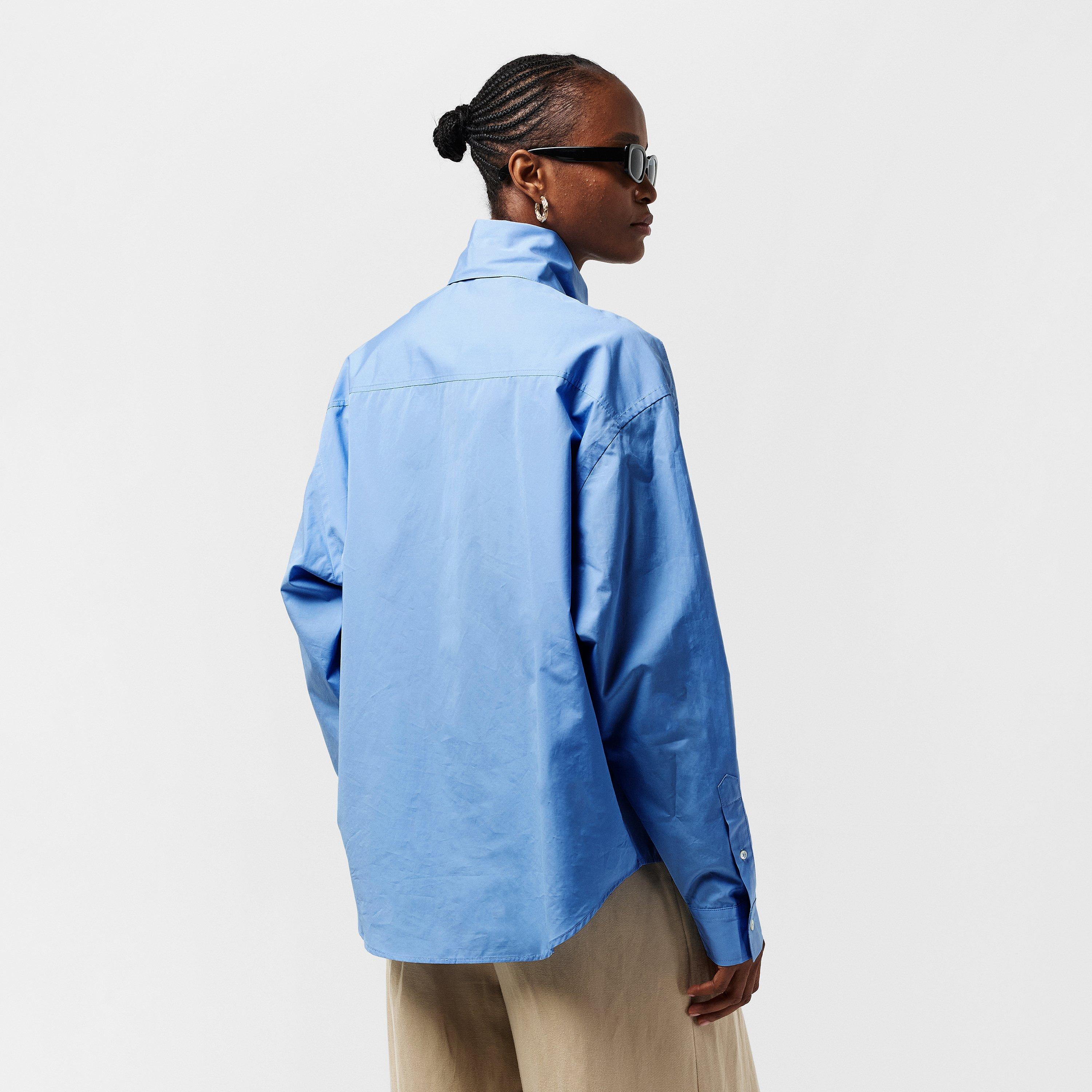 Cashmere Blue - AMI Paris - AMI Scarf Colr Sht Ld99 - 4