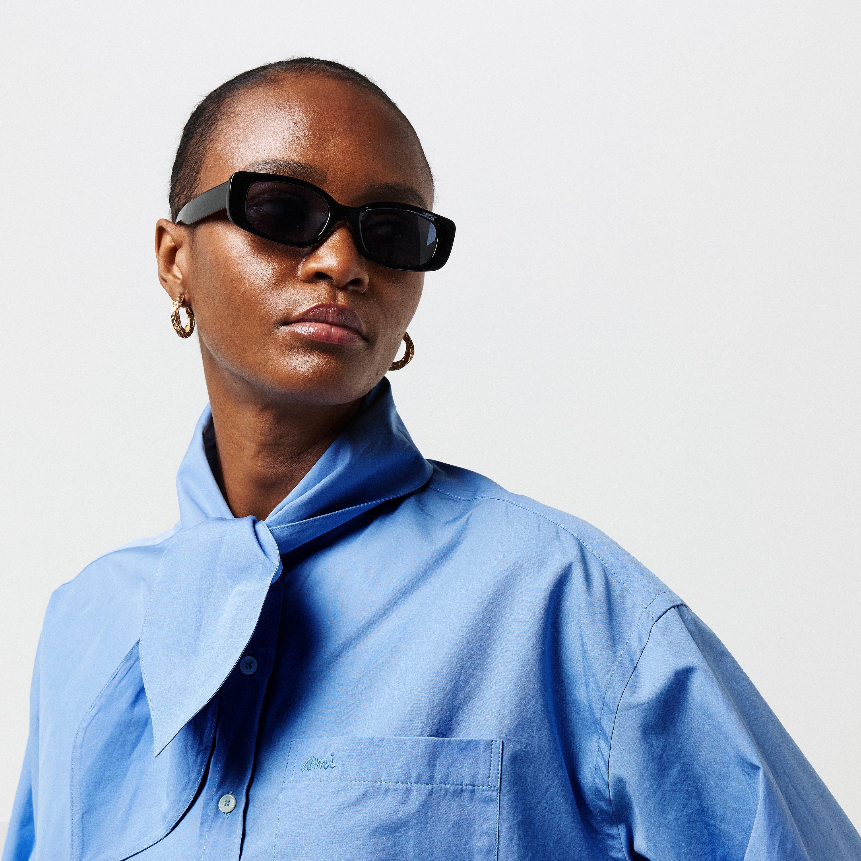 Cashmere Blue - AMI Paris - AMI Scarf Colr Sht Ld99 - 5