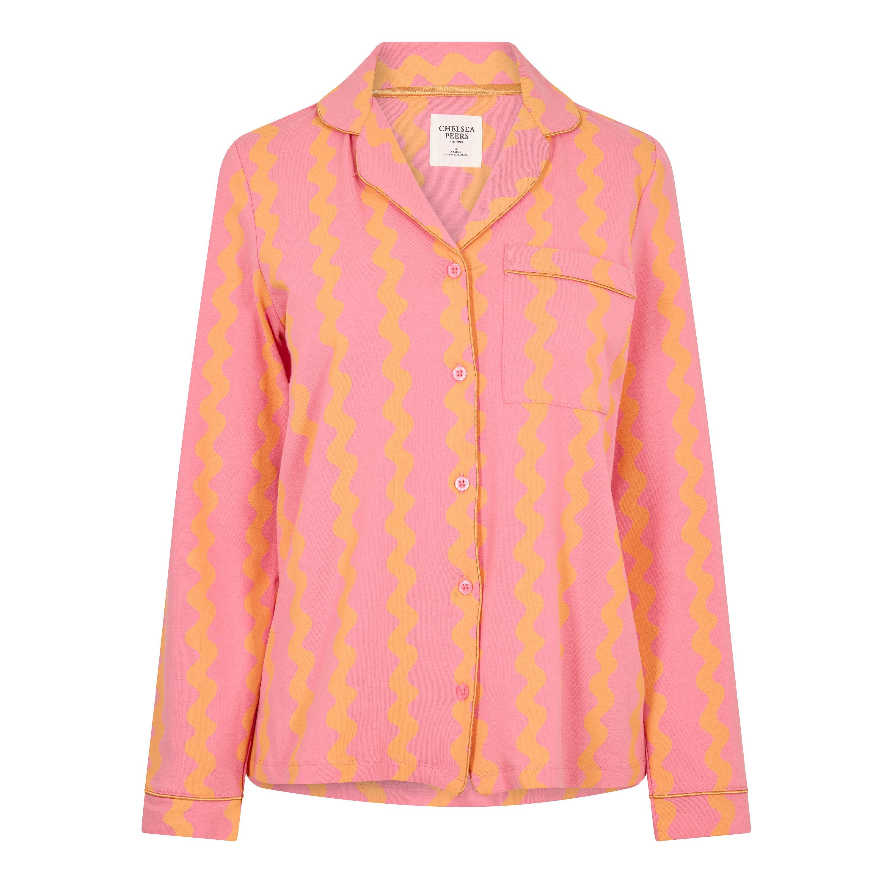 Wiggle Stripe - Chelsea Peers - Women's Cotton Long Sleeve Pyjama Set - 3