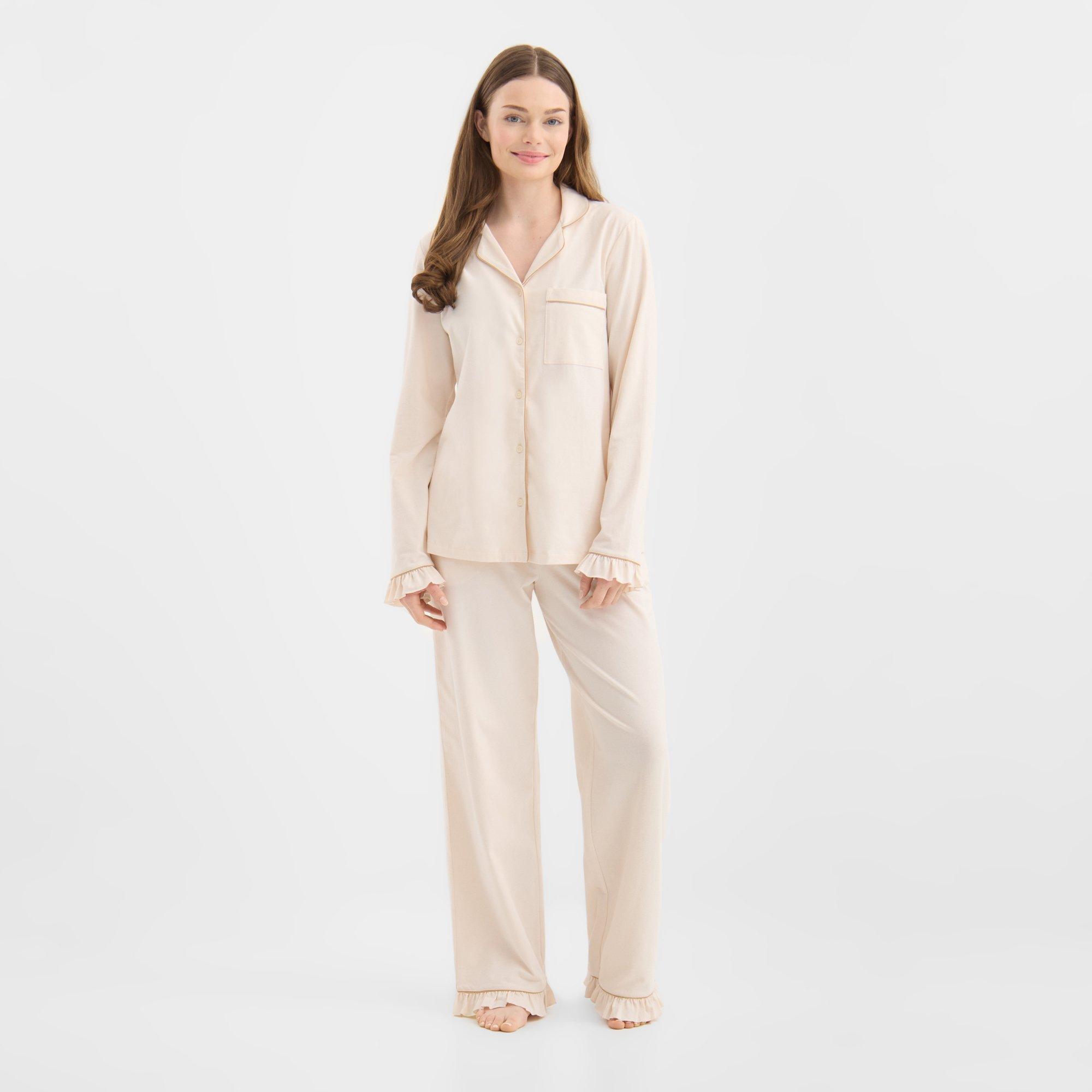 Chelsea Peers Women's Long Sleeve Pyjama Set - Bridal Satin - 12 (M)
