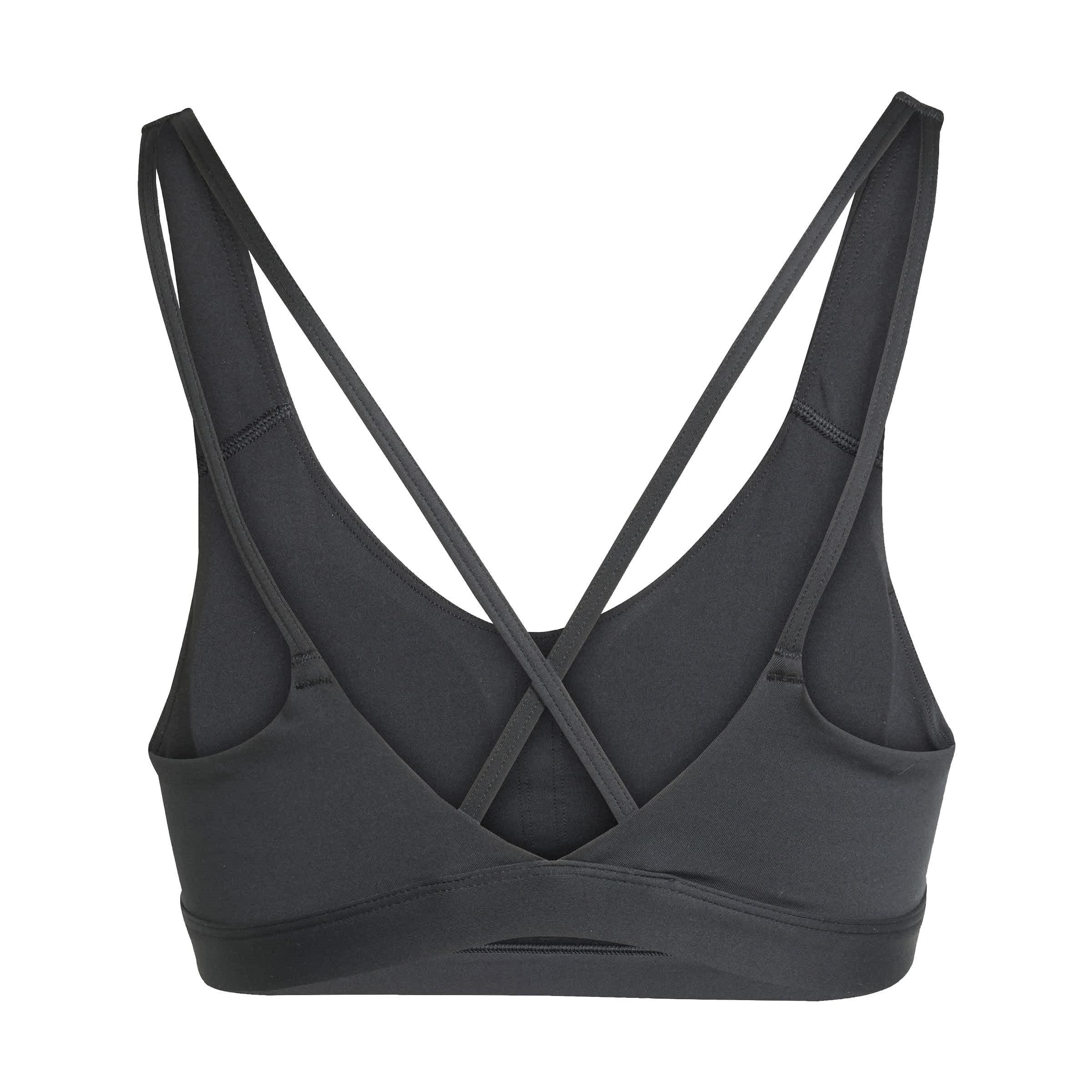 Black - adidas - Women's AllMe Ess Non Wired Medium Impact Sports Bra - 2