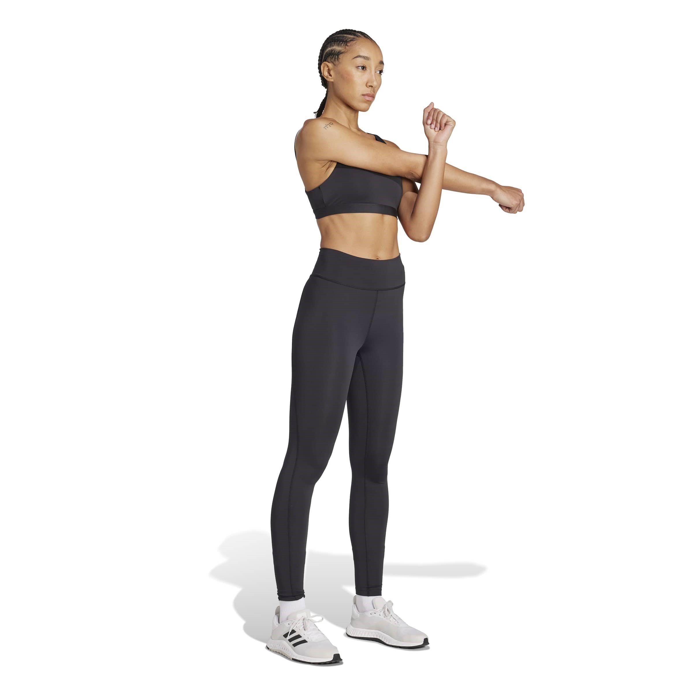 Black - adidas - Women's AllMe Ess Non Wired Medium Impact Sports Bra - 7