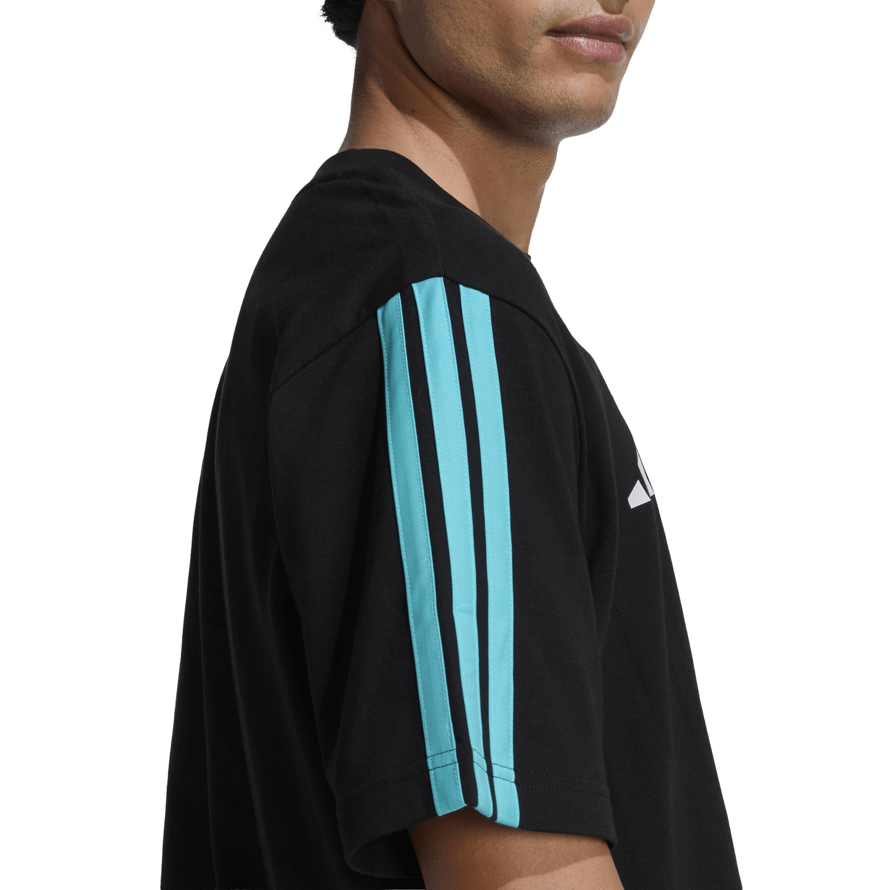 Schwarz/Mint Rush - adidas - Adidas Mer DNA Tee Sn10 - 5
