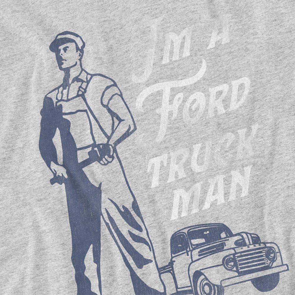 Light Grey - Ford - Ford Truck Man Classic T-Shirt Athletic Heather - 2