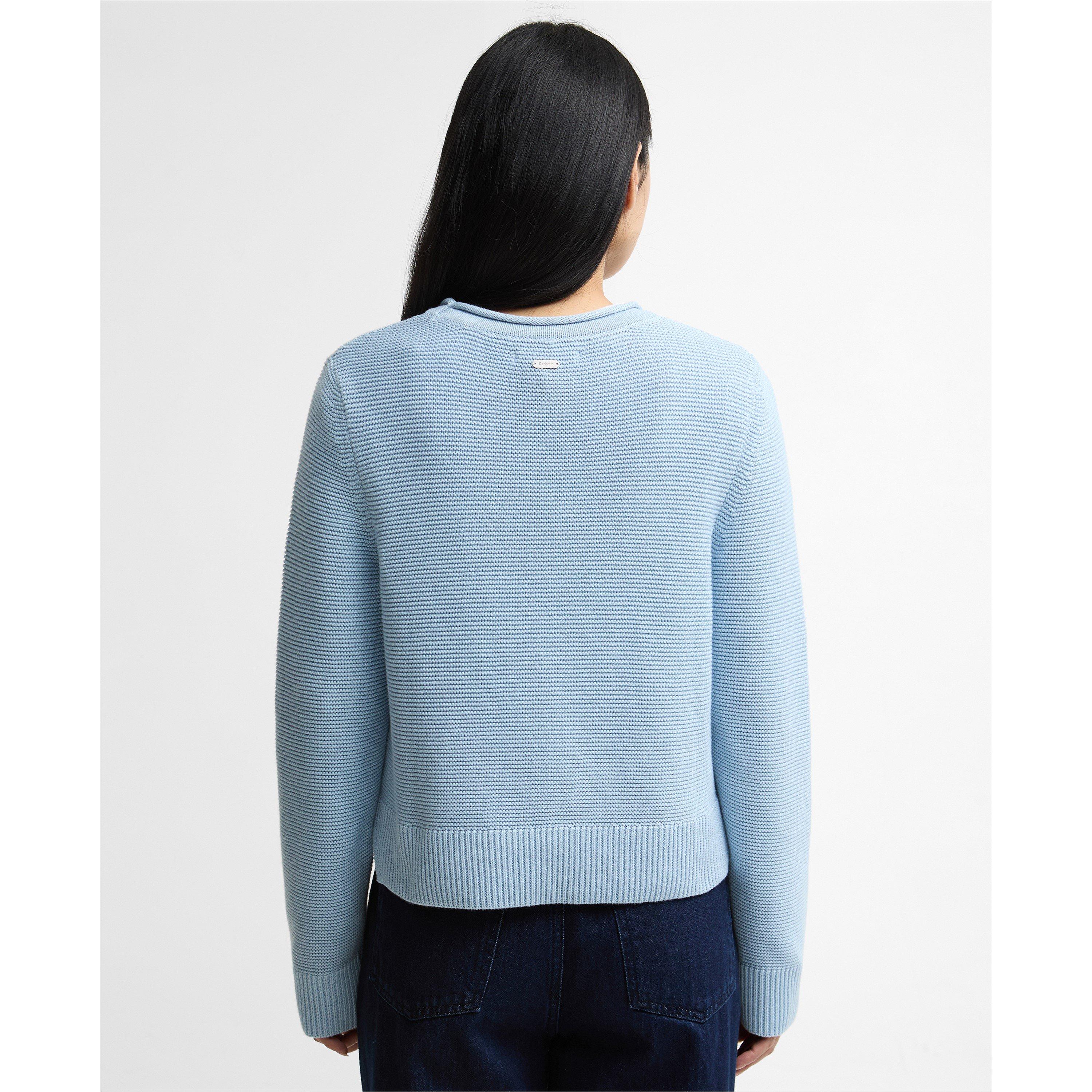 Celestial Blue - Barbour - Women's Crew Neck Jumper - 3