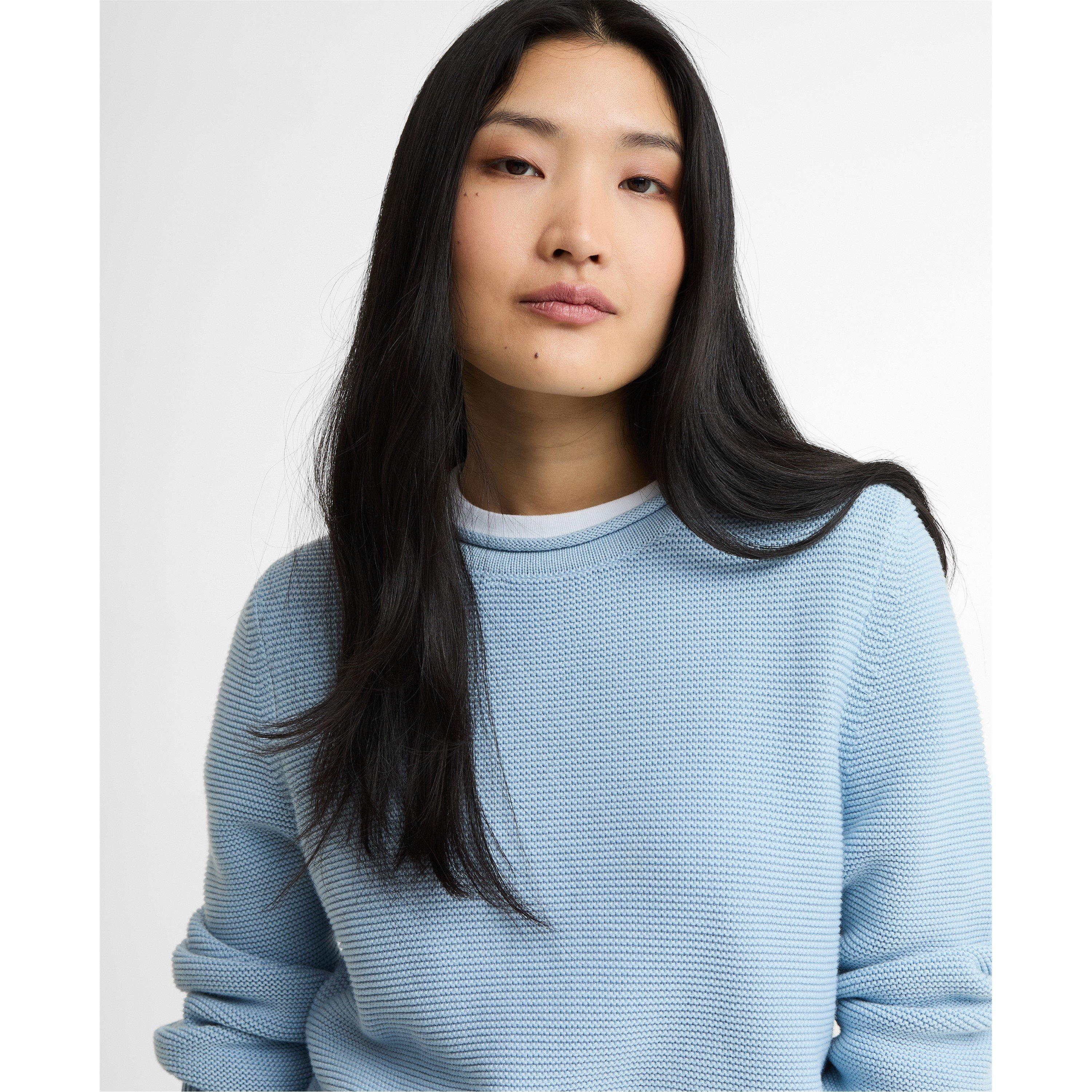 Celestial Blue - Barbour - Women's Crew Neck Jumper - 4