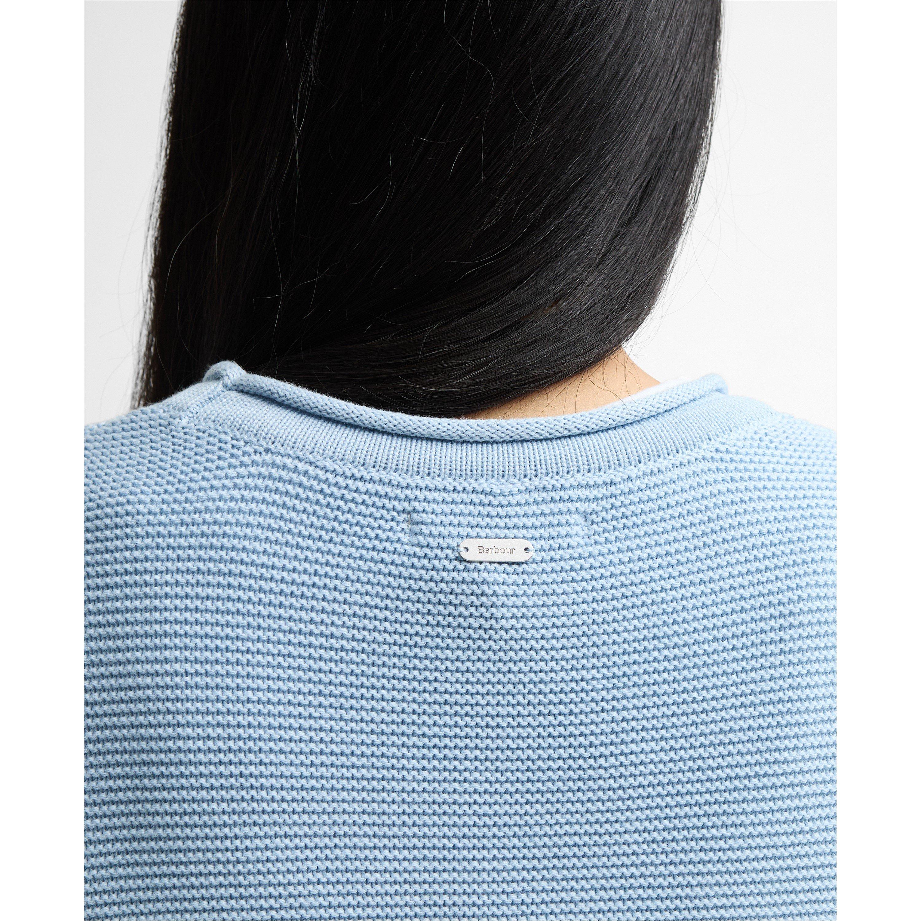 Celestial Blue - Barbour - Women's Crew Neck Jumper - 5