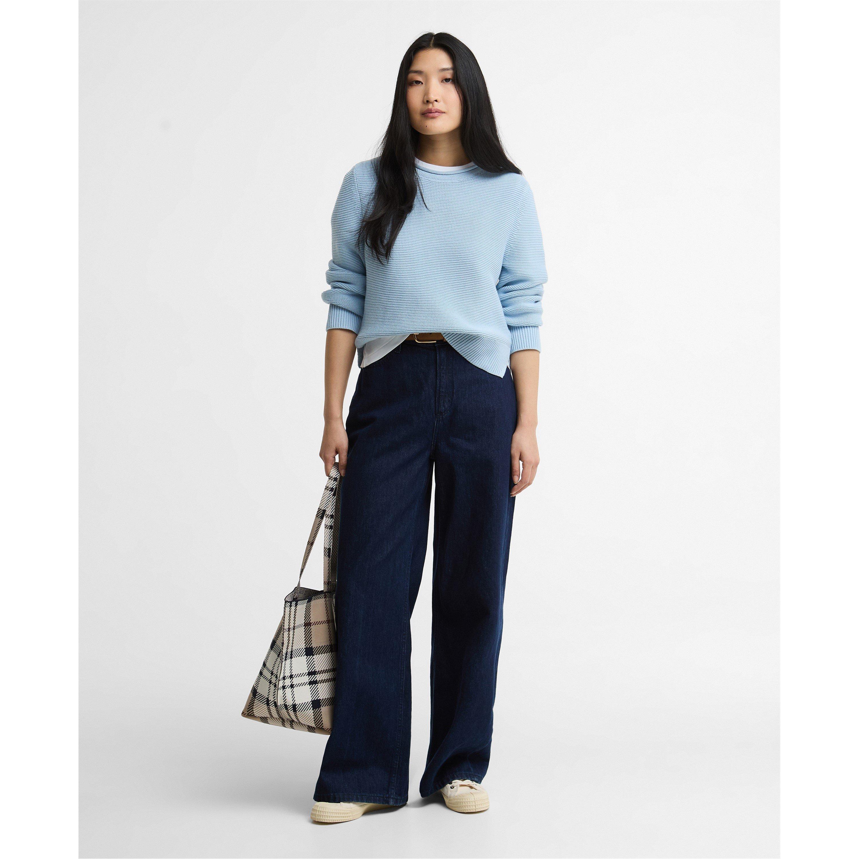Celestial Blue - Barbour - Women's Crew Neck Jumper - 6