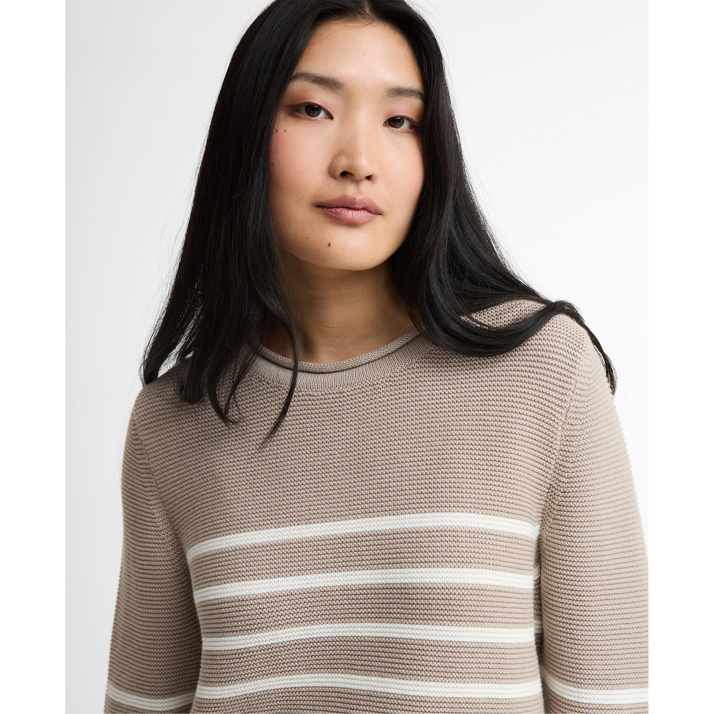 Light Sand Stp - Barbour - Women's Crew Neck Jumper - 4
