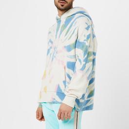 Palm Angels Tie Dye Print Hoodie