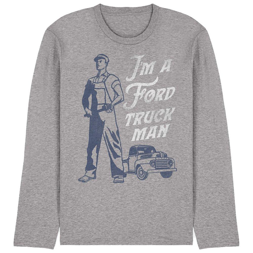 Light Grey - Ford - Ford Truck Man Classic Long Sleeve T-Shirt Athlet - 1