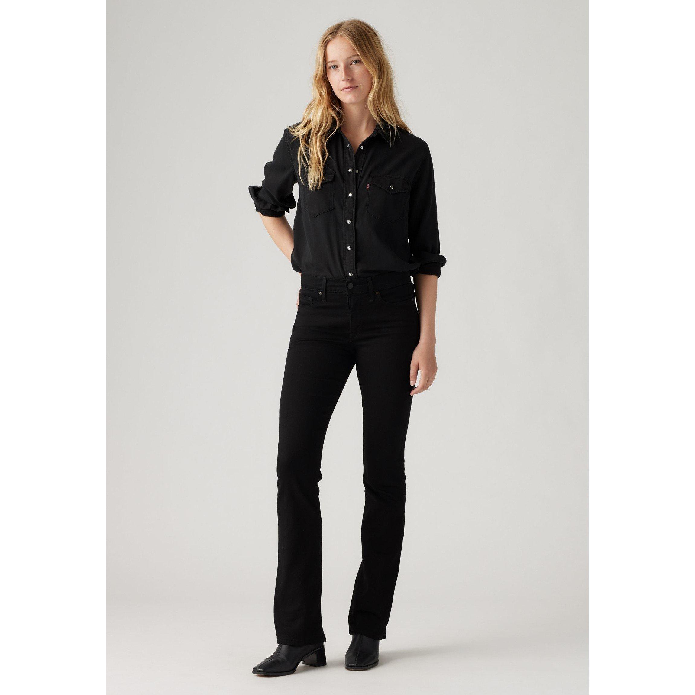 Noir doux - Levis - Women's Shaping Boot Soft Black Bootcut Jeans - 2