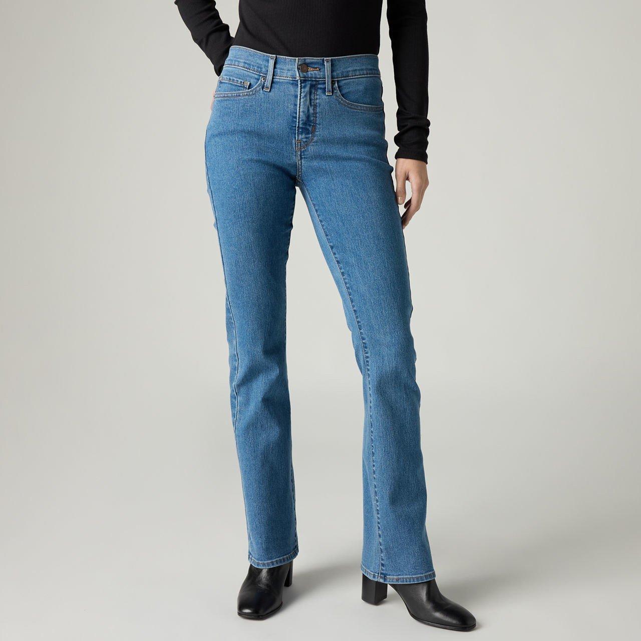 We Have Arrived - Levis - Women's Shaping Boot Soft Black Bootcut Jeans - 5