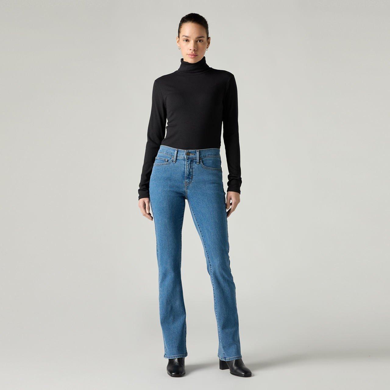 We Have Arrived - Levis - Women's Shaping Boot Soft Black Bootcut Jeans - 5