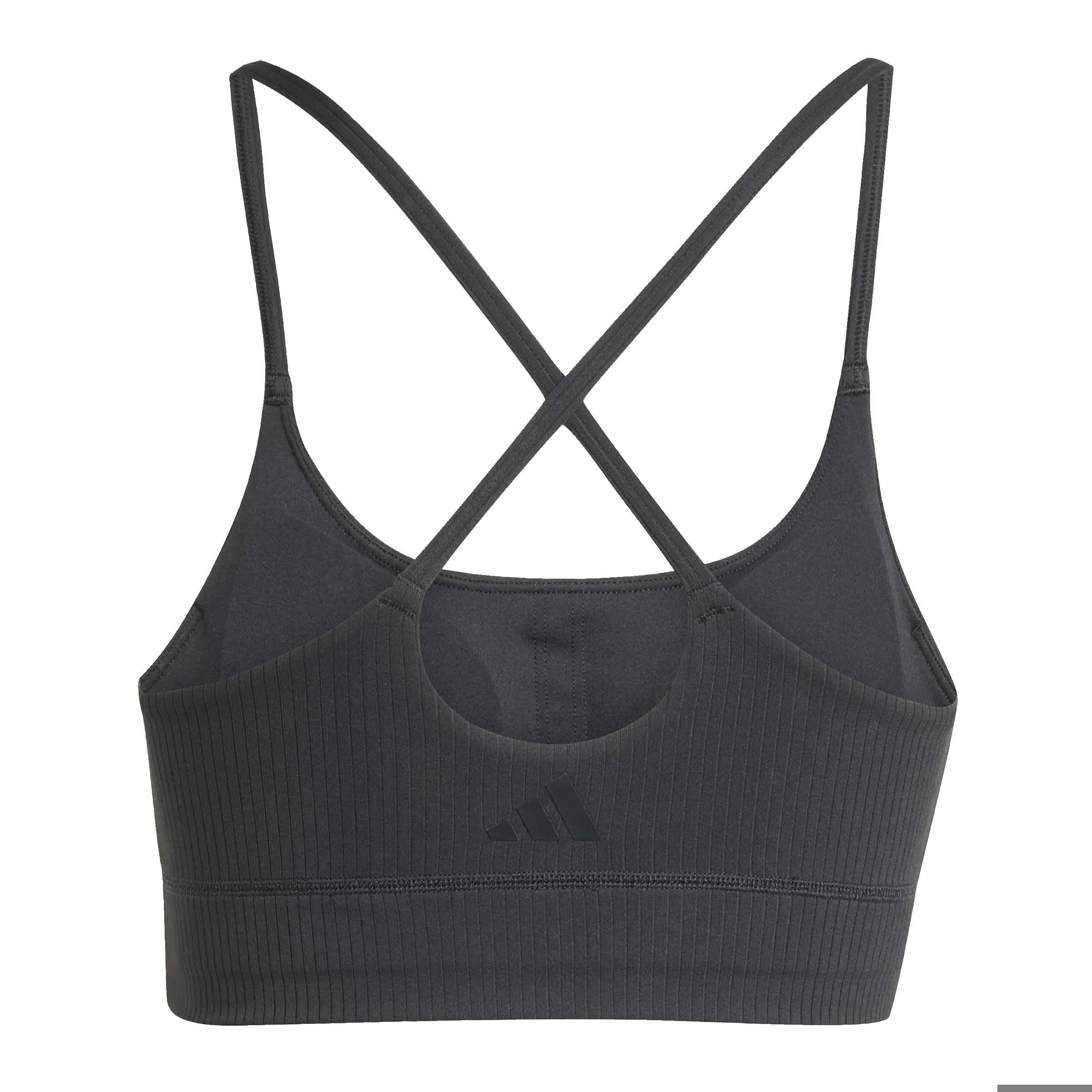 Black - adidas - Me Rib Ls Bra Ld61 - 2