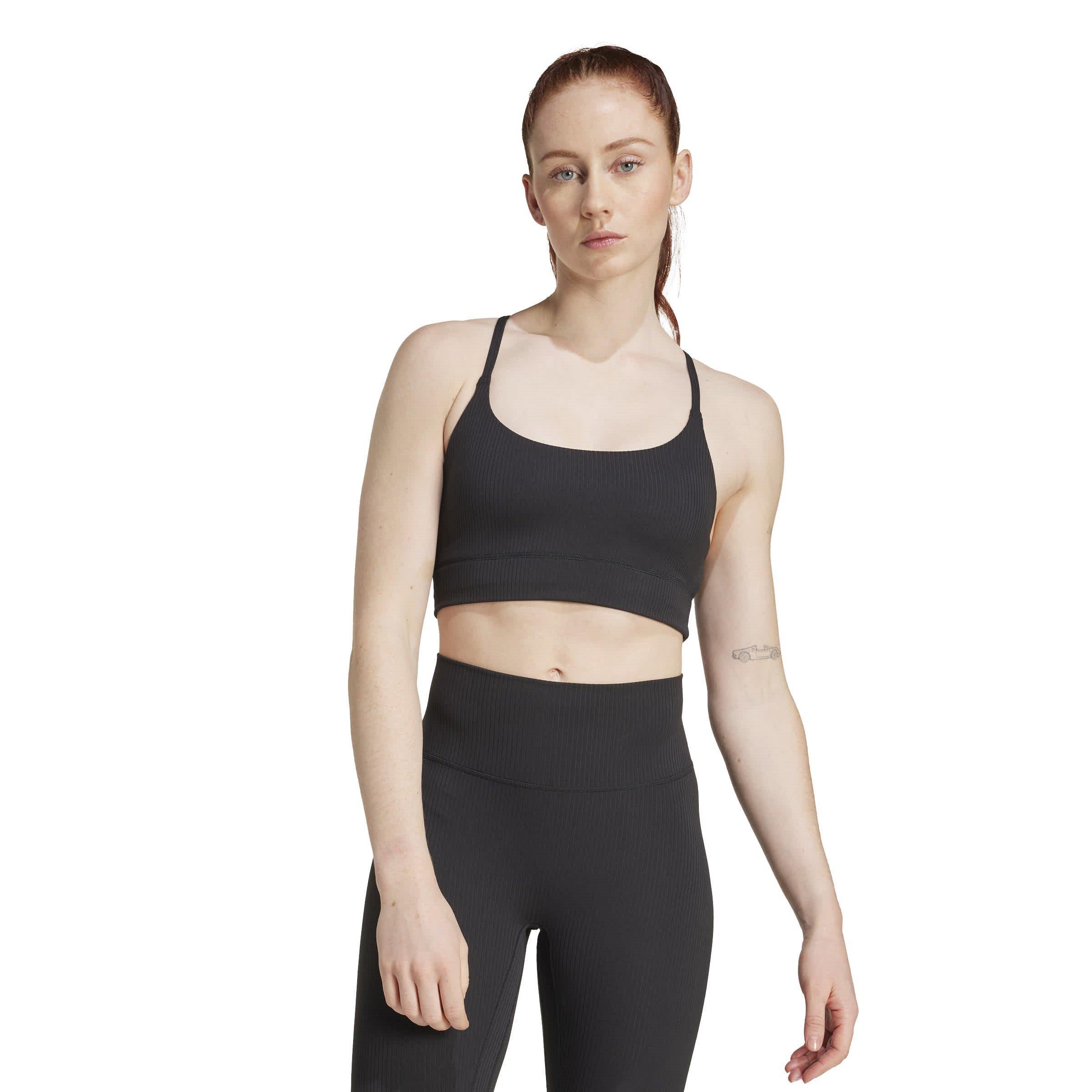 Black - adidas - Me Rib Ls Bra Ld61 - 3