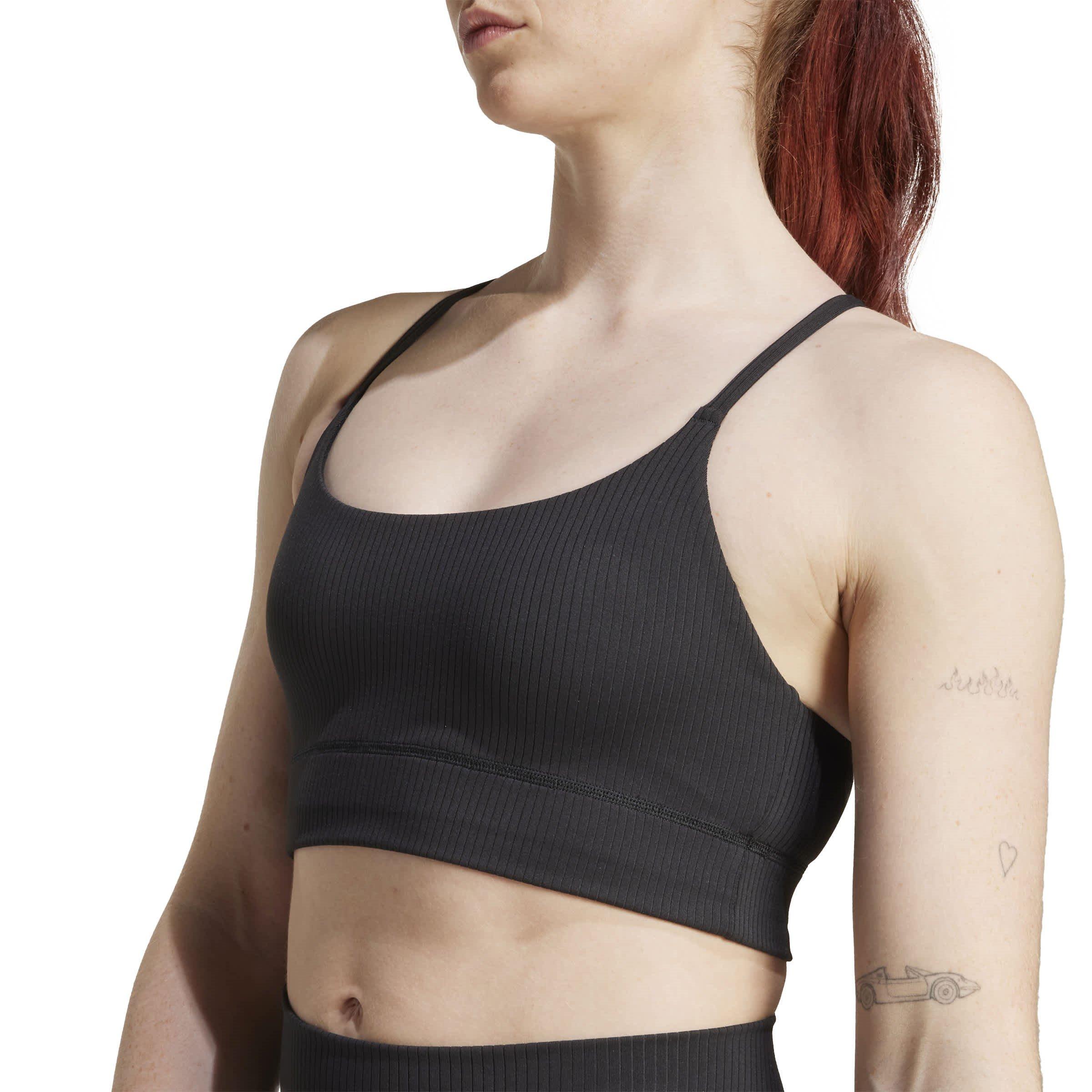 Black - adidas - Me Rib Ls Bra Ld61 - 6