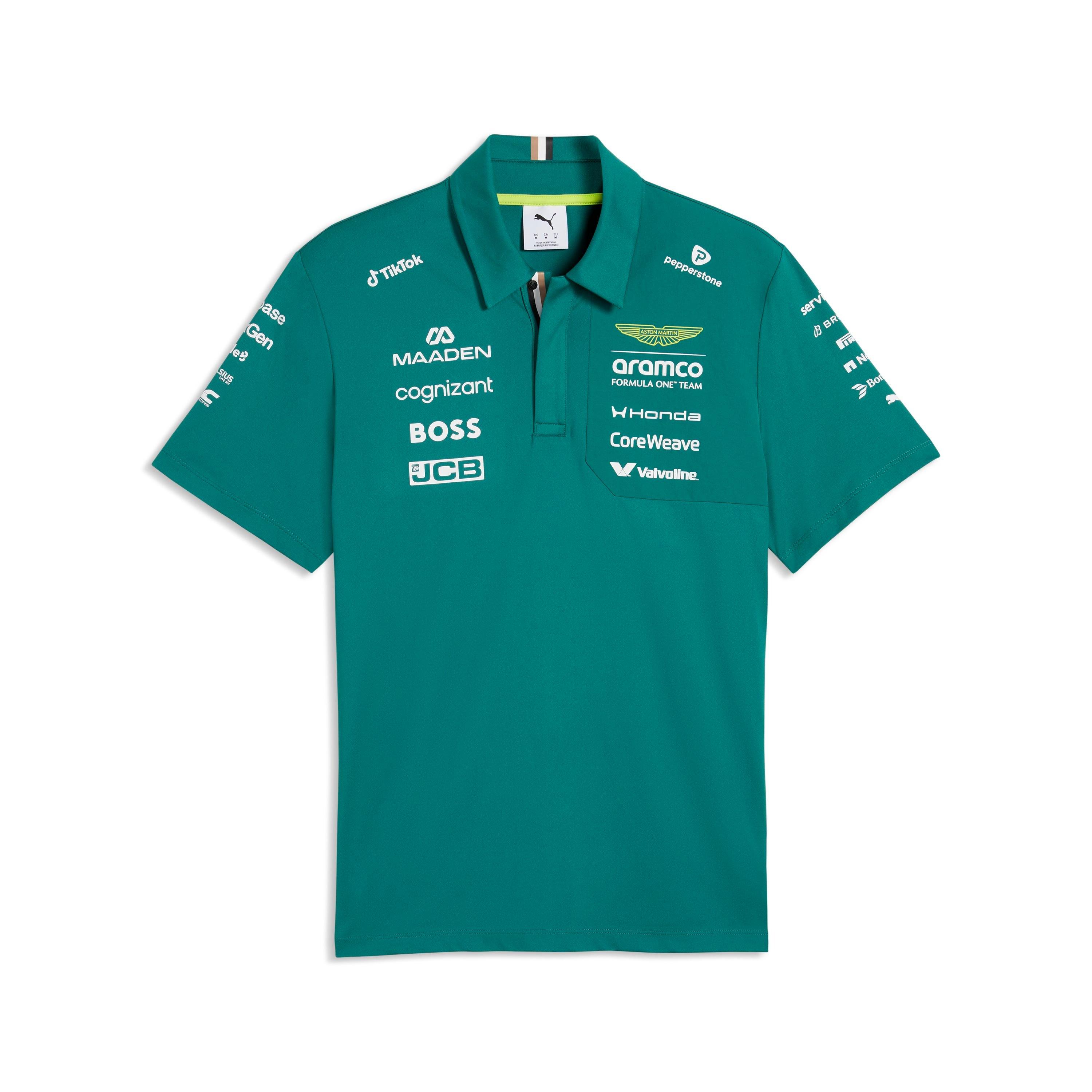Green Lux - Puma - Puma x Aston Martin F1® Team Replica Polo Adult Unisex - 1