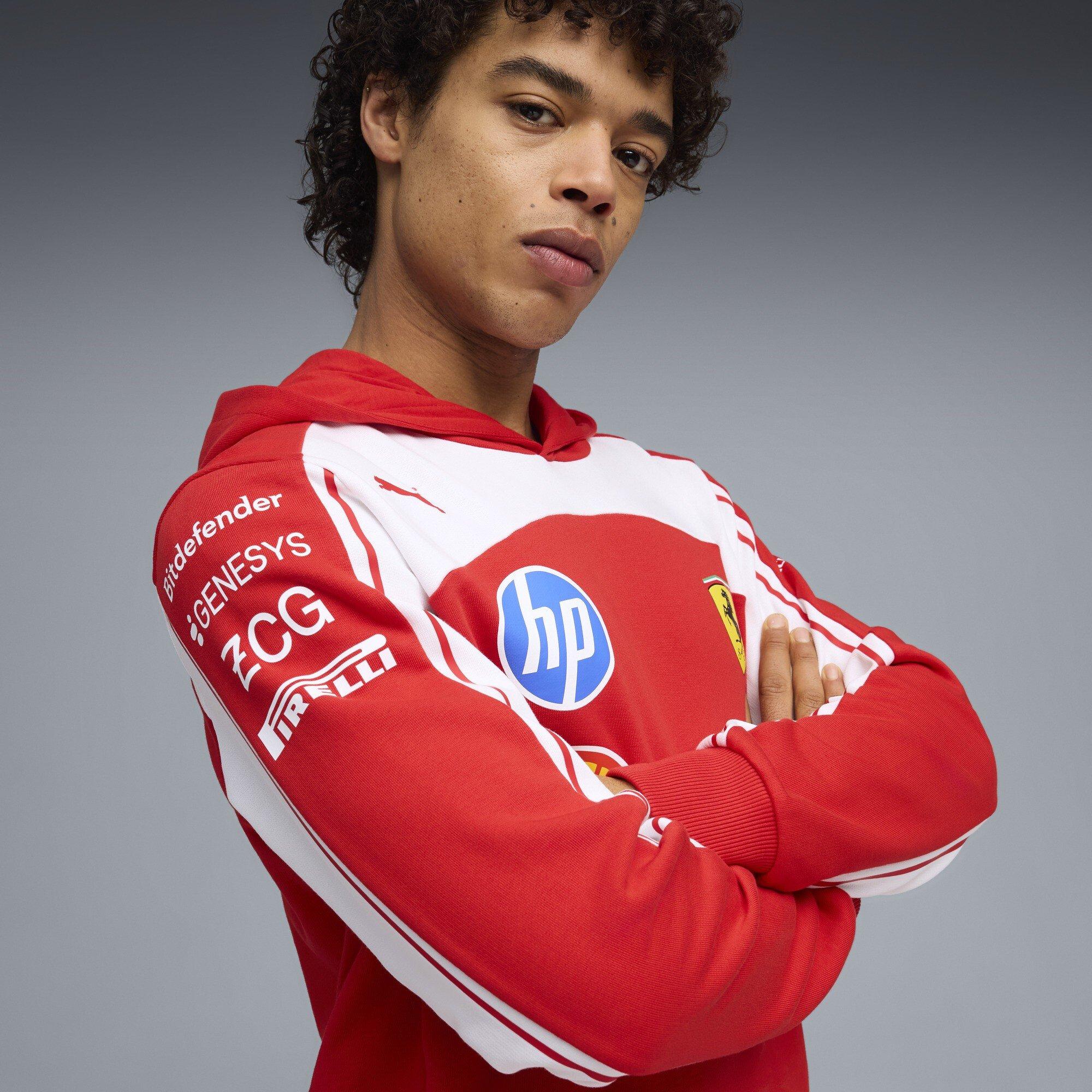 Puma crvena - Puma - Puma Scuderia Ferrari F1 Replica Hoodie Unisex - 4