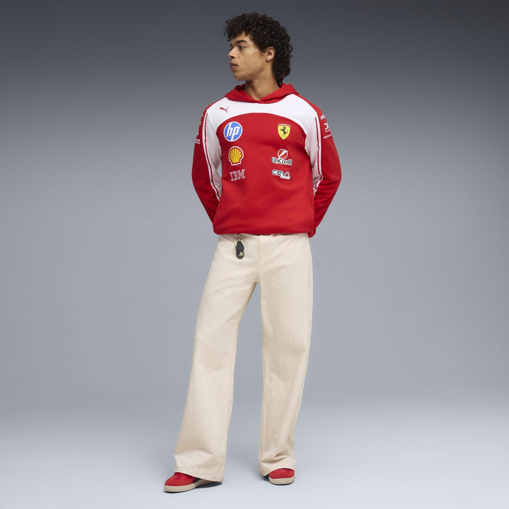 Puma crvena - Puma - Puma Scuderia Ferrari F1 Replica Hoodie Unisex - 7