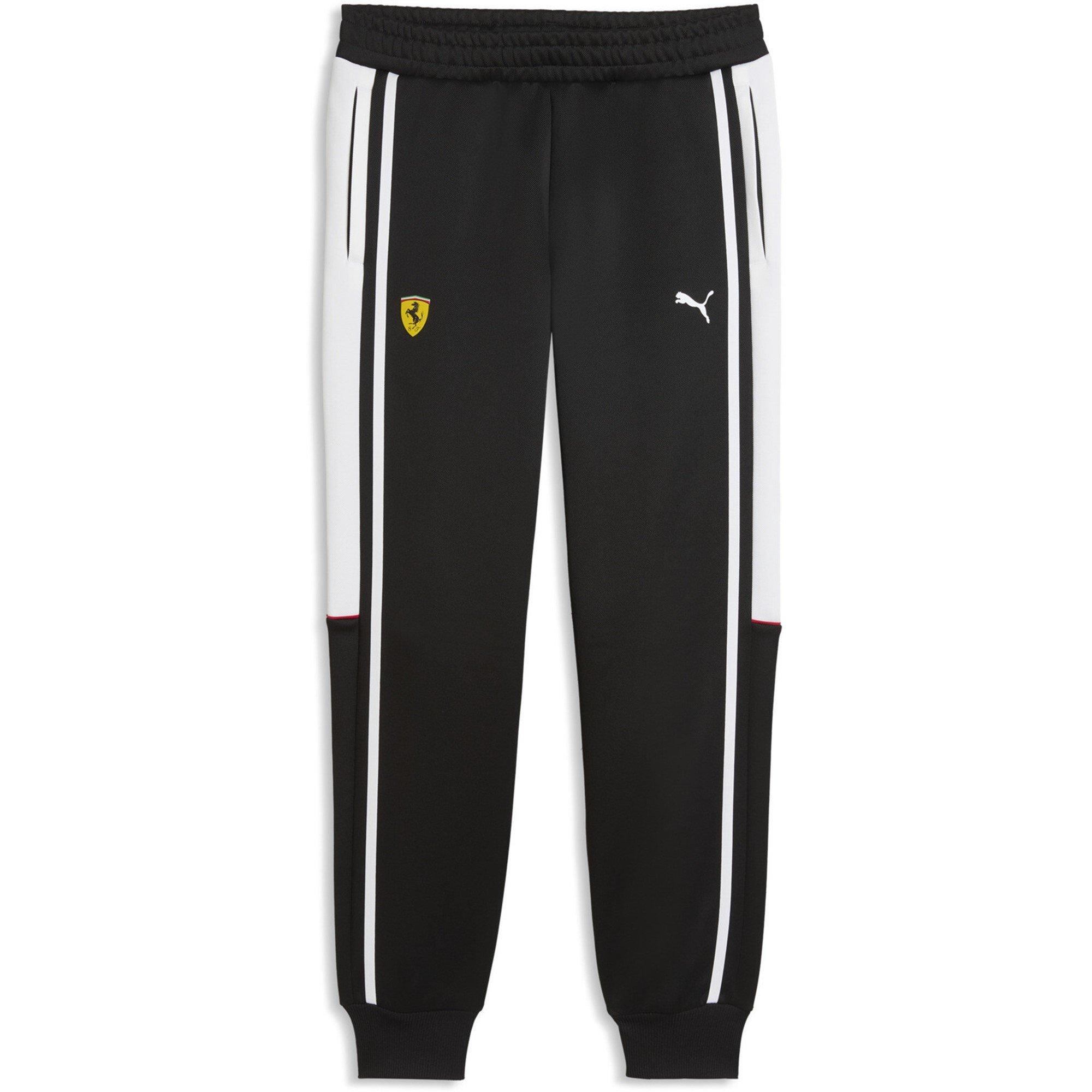 Puma Black - Puma - Unisex Adults Ferrari Closed Hem Jersey Joggers - 1