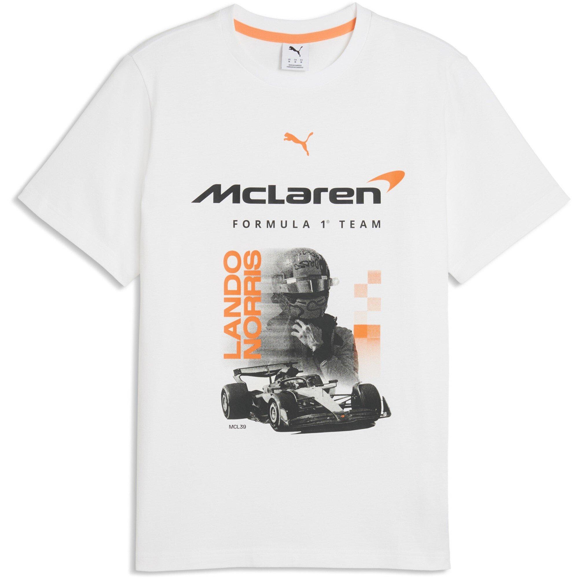 PUMA White - Puma - Unisex Adults Lando Norris McLaren T-Shirt - 1