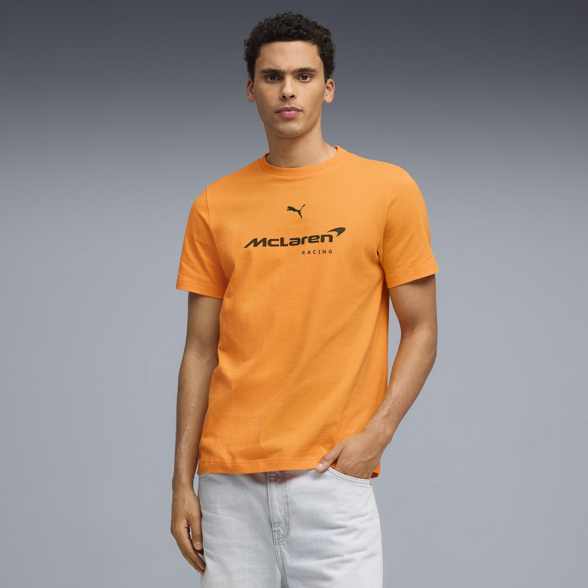 Papaya - Puma - Puma McLaren Racing Big Logo Tee Men - 3